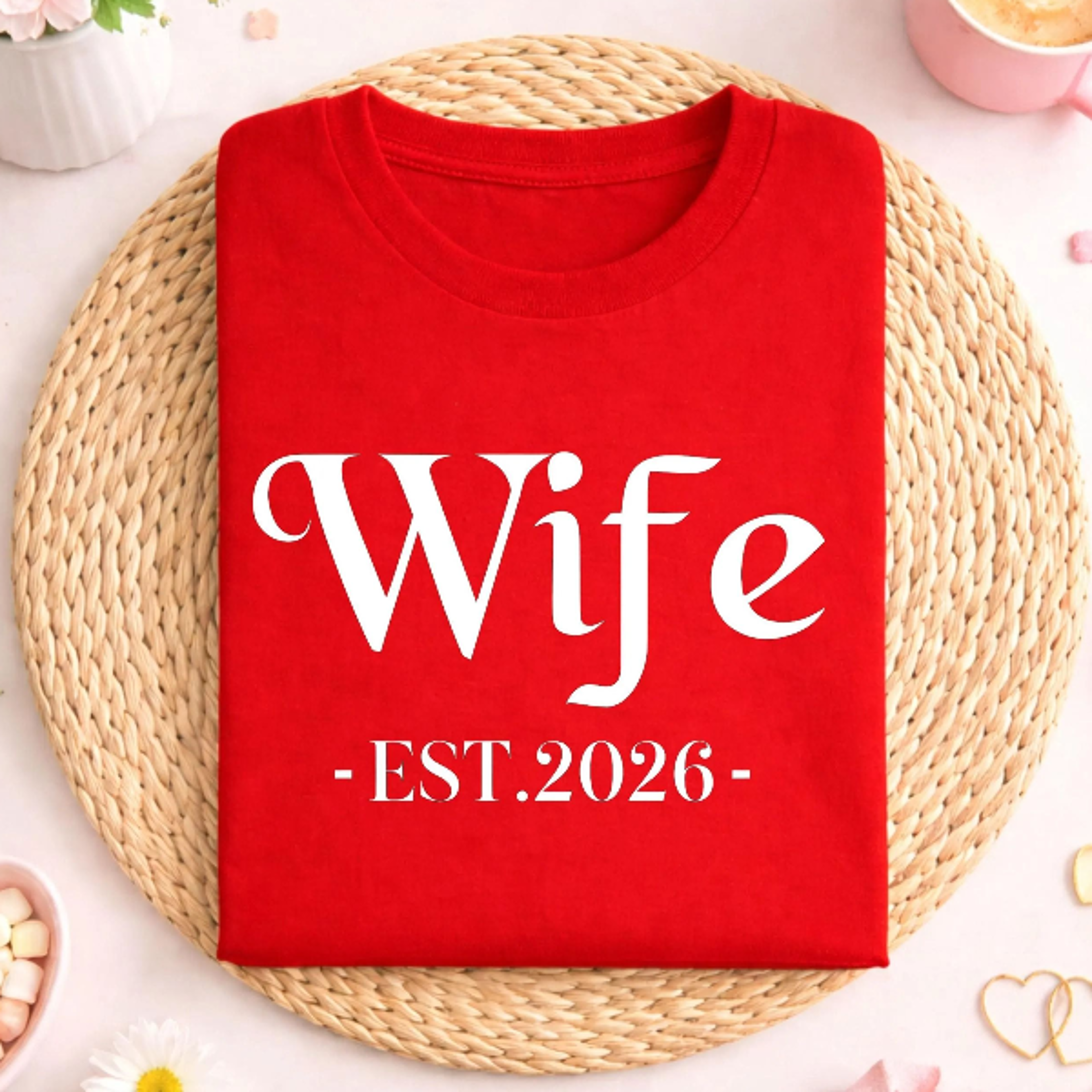 wife est 2026 shirt, bride wedding shirt, wife established 2026 gift, future wife outfit, engagement gift idea, wedding