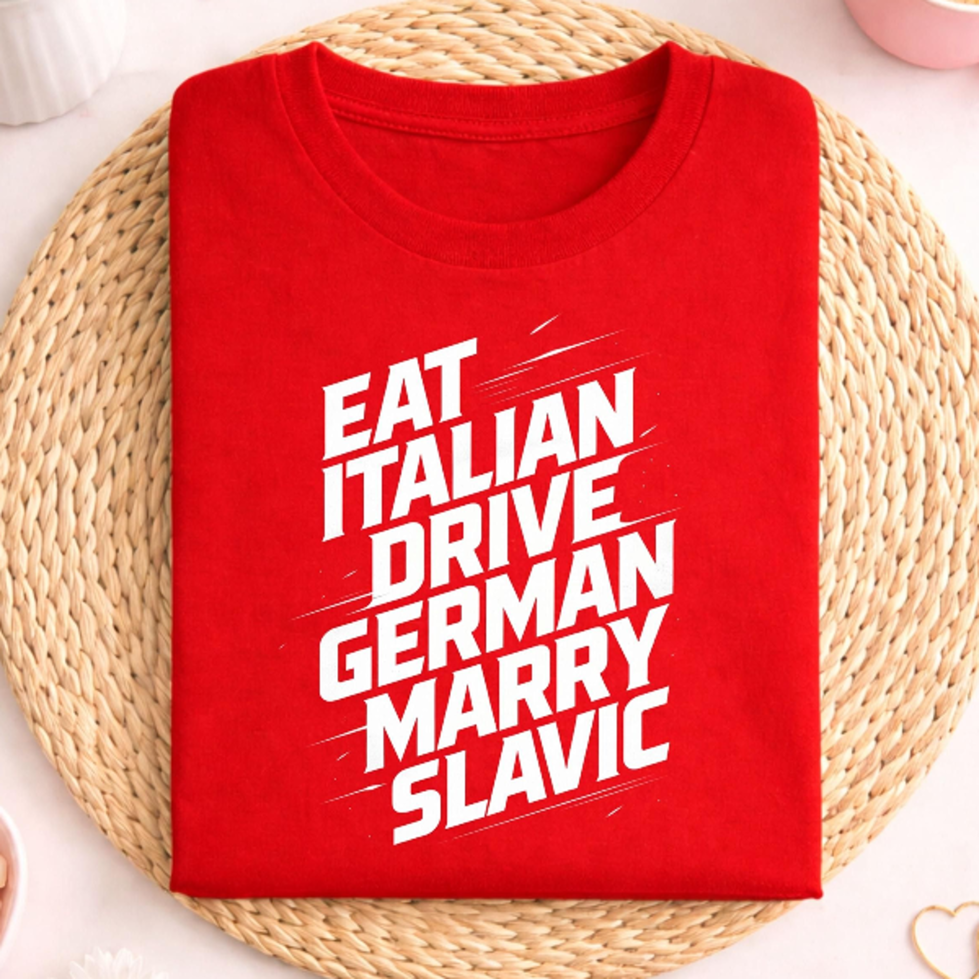 eat italian drive german marry slavic shirt, lustiger spruch tee, europaischer humor shirt, geschenk idee freunde, reise