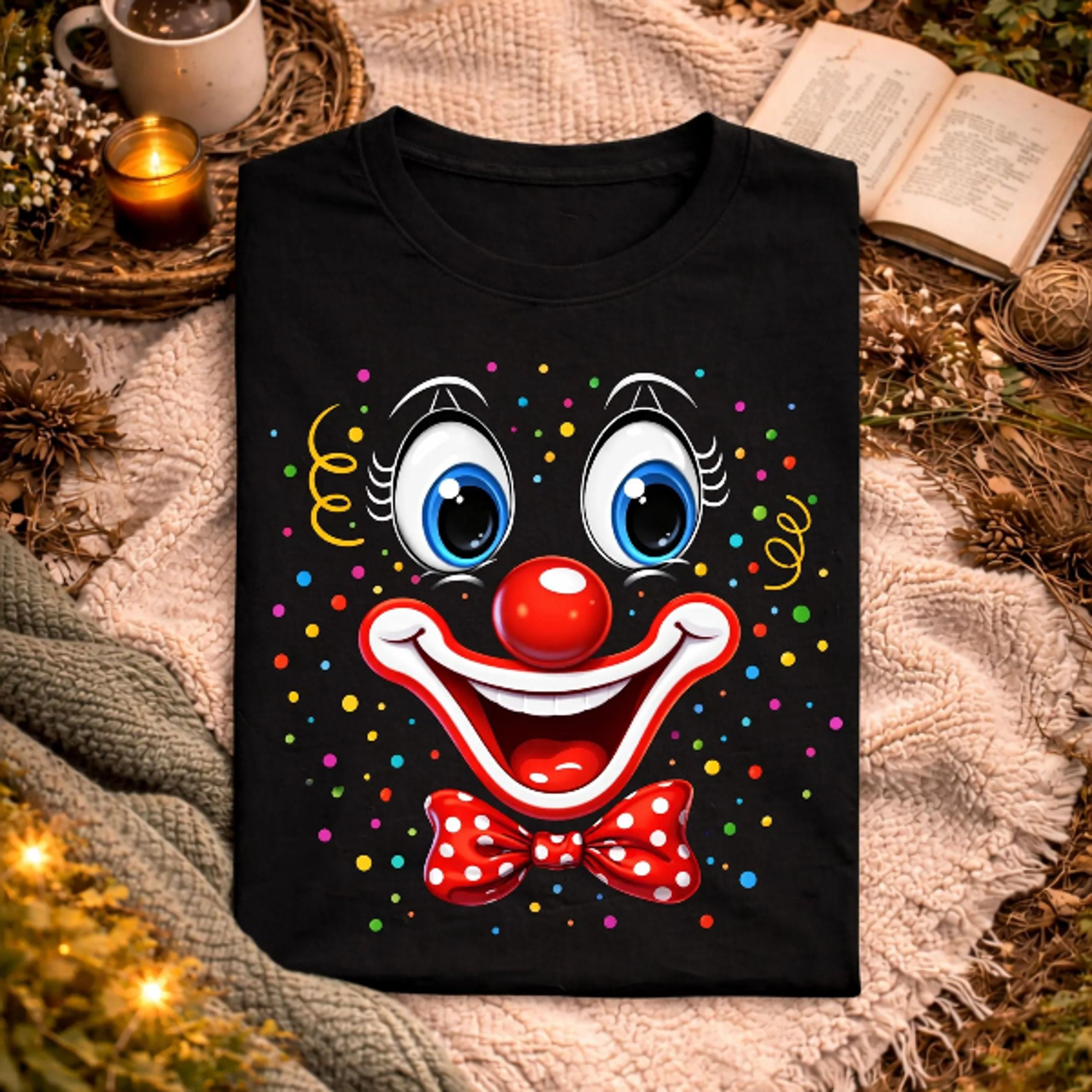 clown karneval t-shirt – lustiger clown kostumersatz fur fasching karneval, humor clownskostum shirt fur