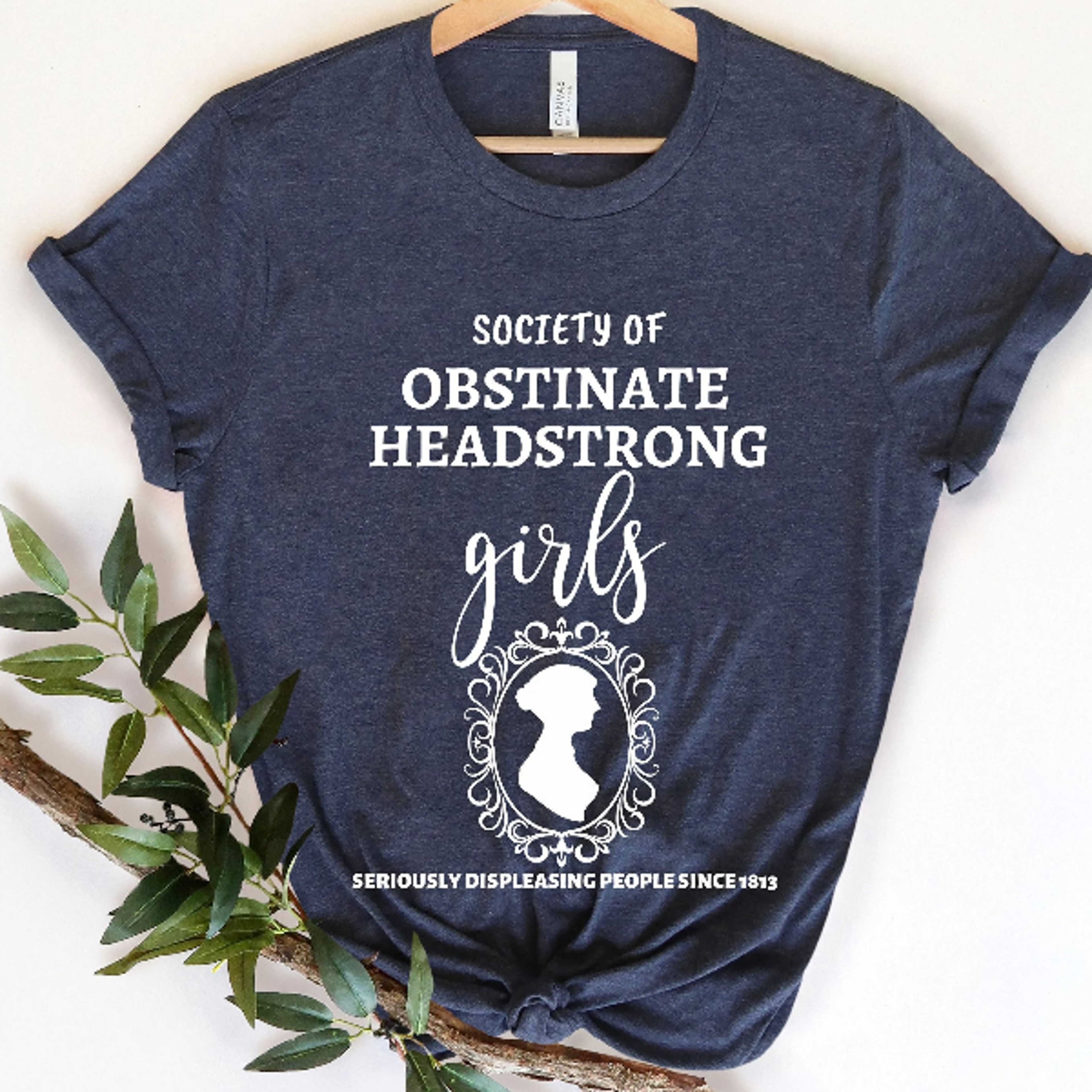 obstinate headstrong girl, jane austen shirt, bookish gift shirt, feminist shirt, feminism shirt, bookish gift, pride an