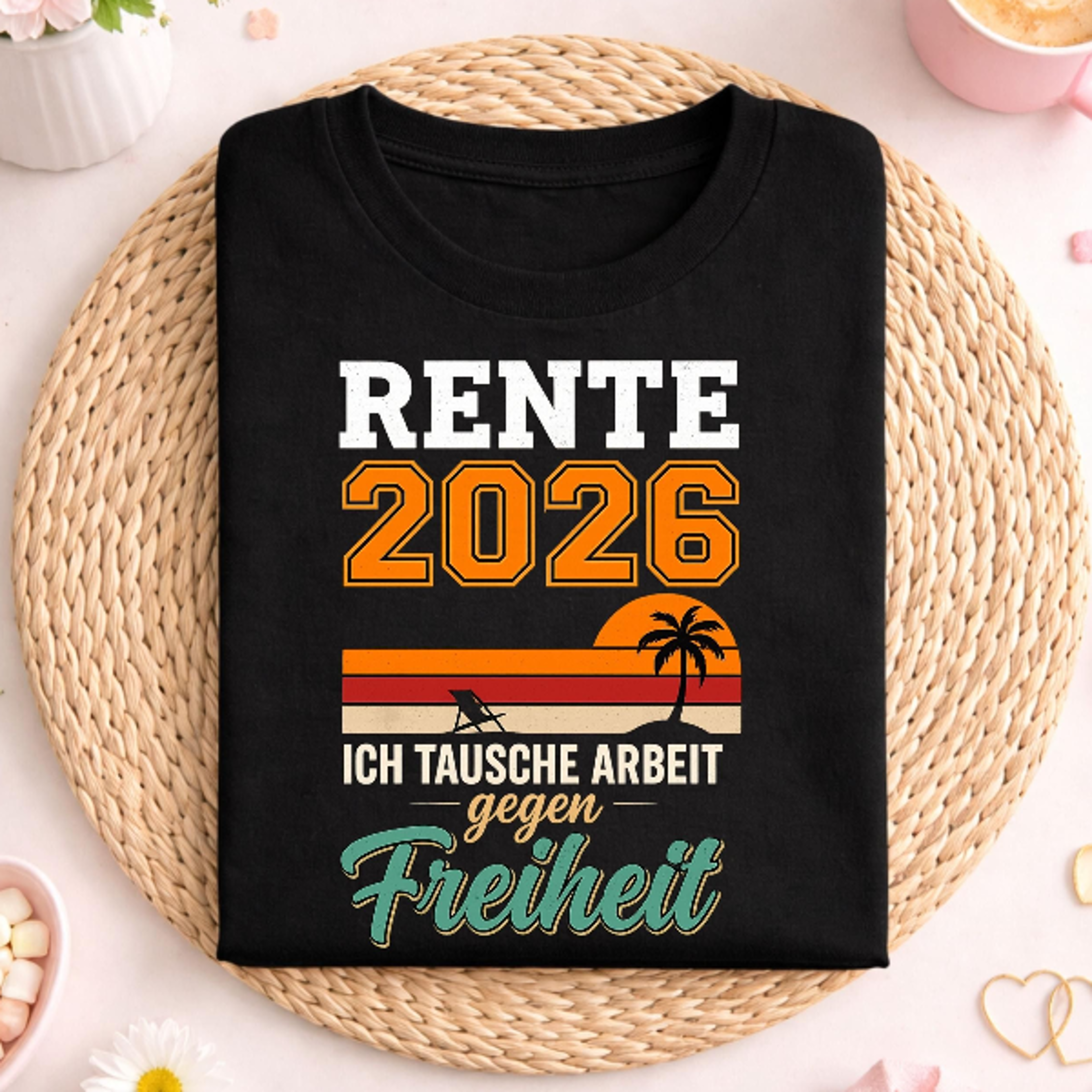 rente 2026 shirt, ich tausche arbeit gegen freiheit shirt, ruhestand 2026 geschenk, rentner 2026 outfit, pension geschen