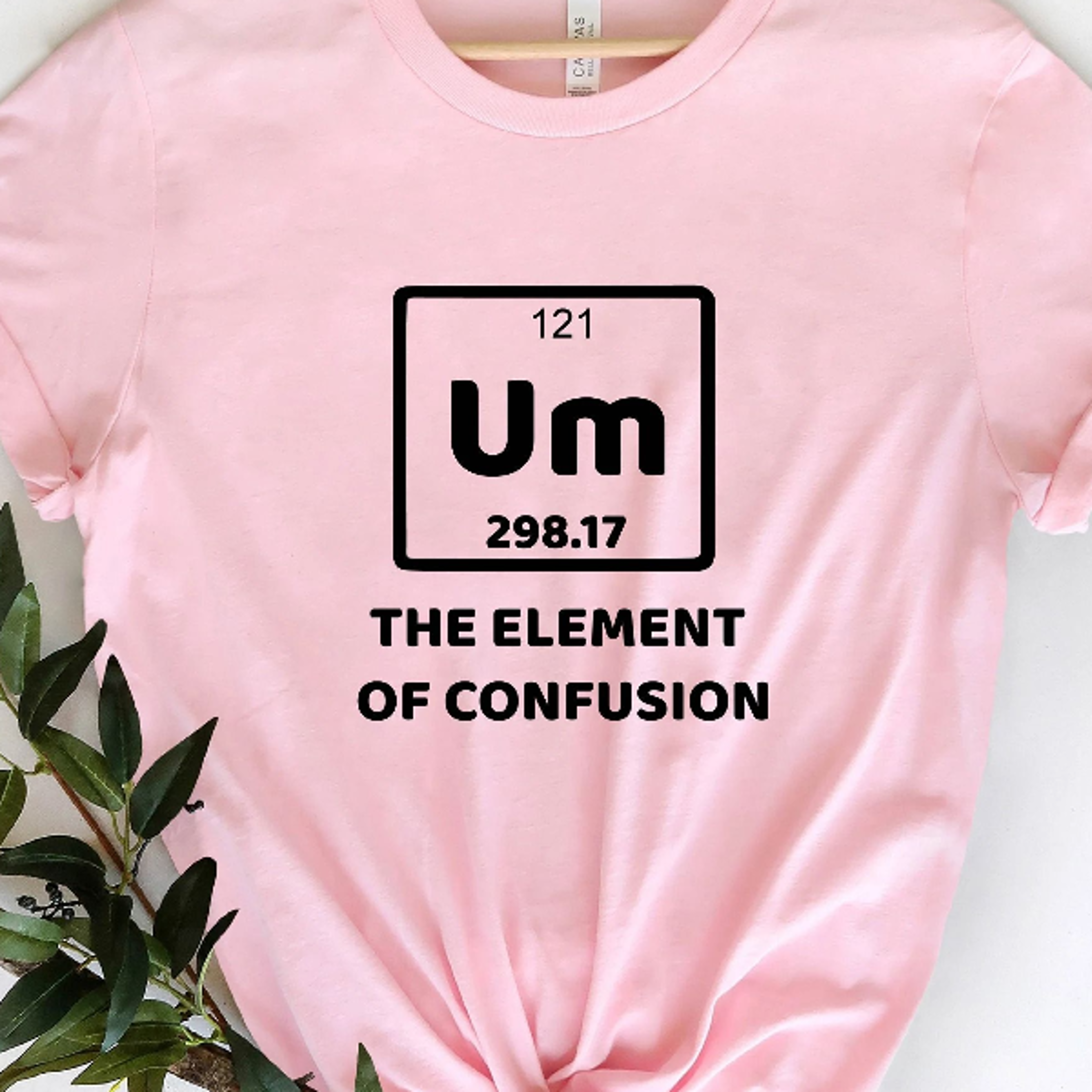 um element of confusion shirt, funny chemistry student tee, periodic table science shirt