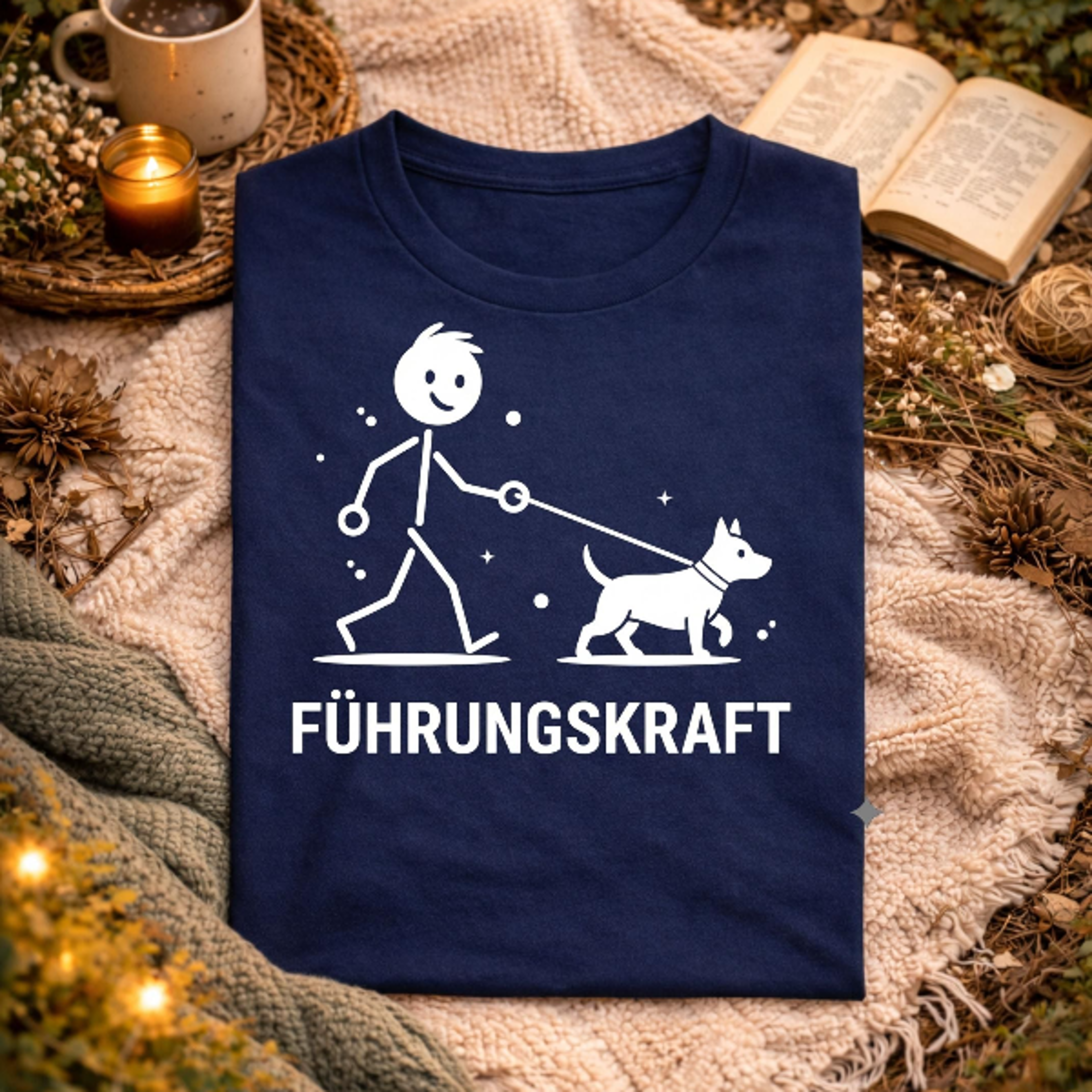 fuhrungskraft hund alltag, gassi gehen, hundebesitzer spruch, chef mit hund, arbeit und freizeit balance, hund runde pau
