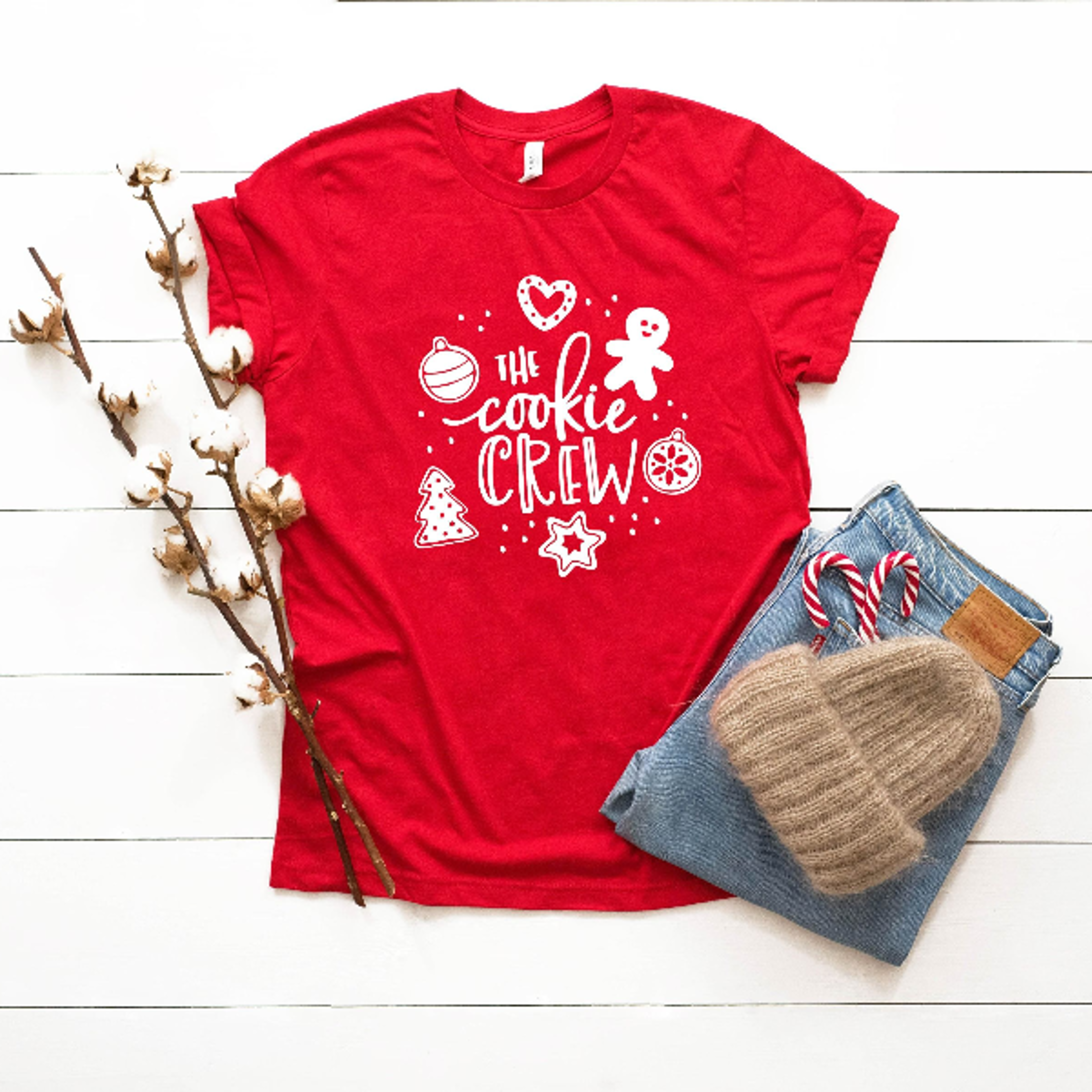 cookie crew christmas shirt, funny matching family t-shirt, holiday baking tee