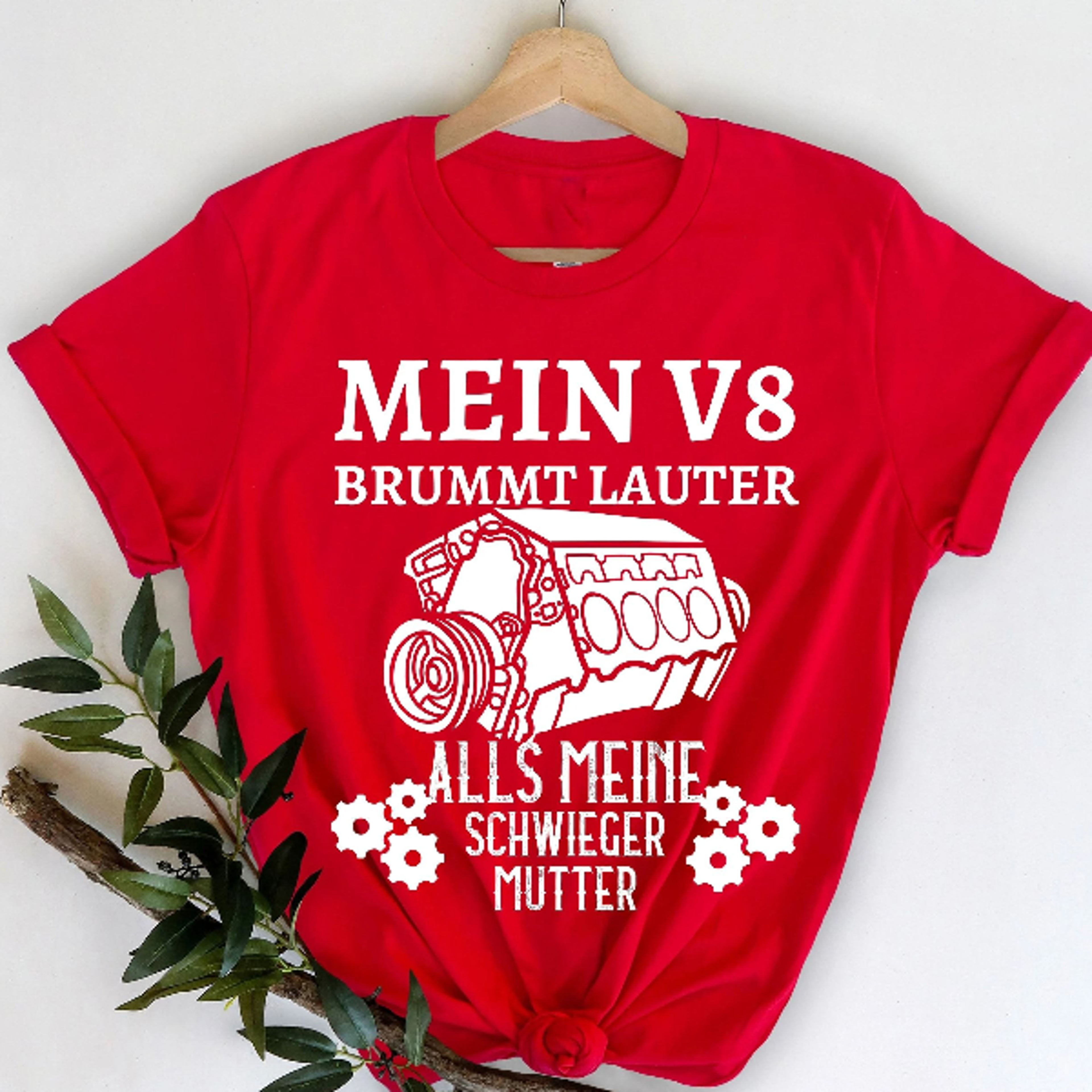 mein v8 brummt lauter als meine schwiegermutter auto t-shirt, geburtstagsgeschenke fur eltern, autoliebhaberhemd, lustig