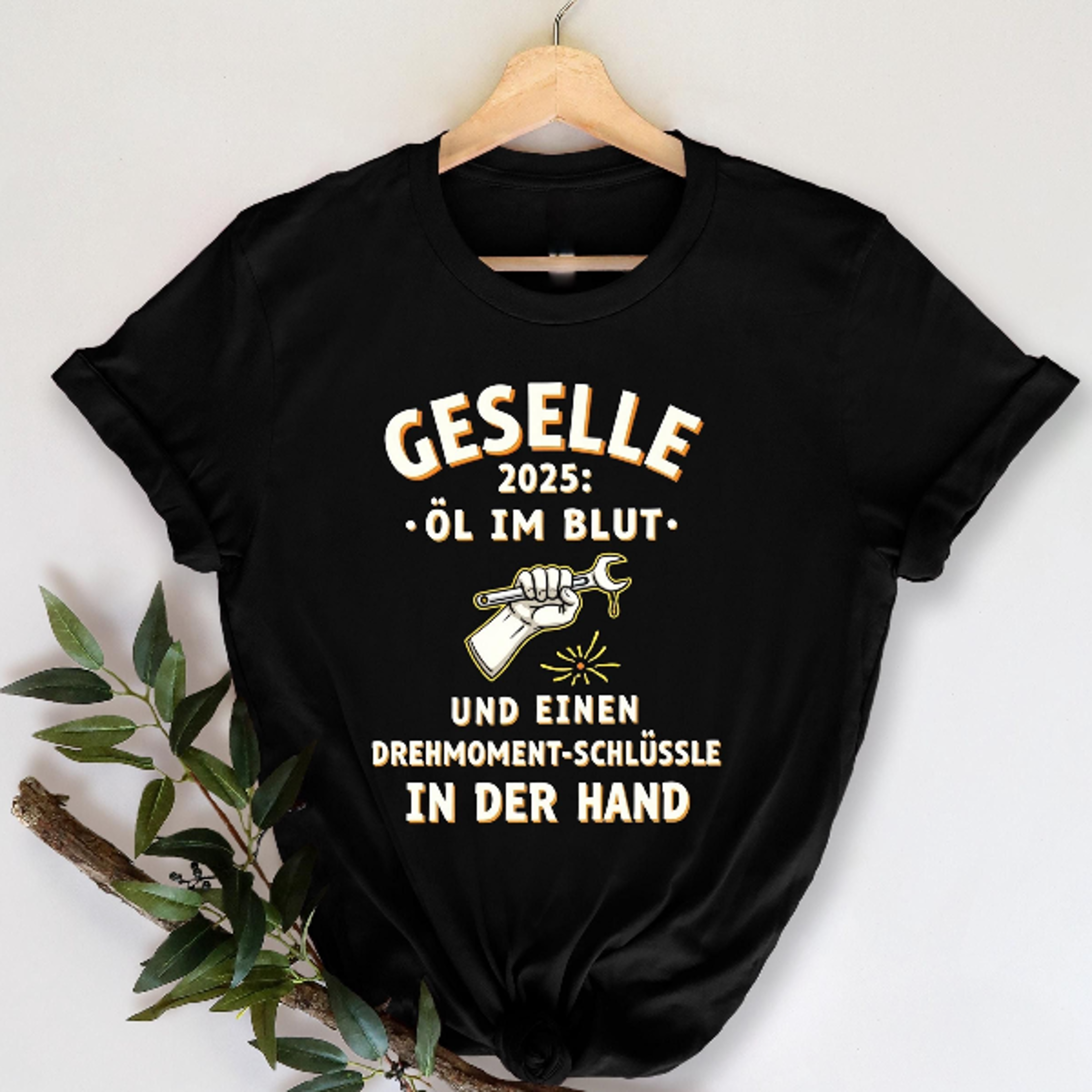 azubi ausbildung bestandene gesellenprufung geselle 2025 t-shirt, lustiges t-shirt fur azubis, ausbildungsabschluss gesc