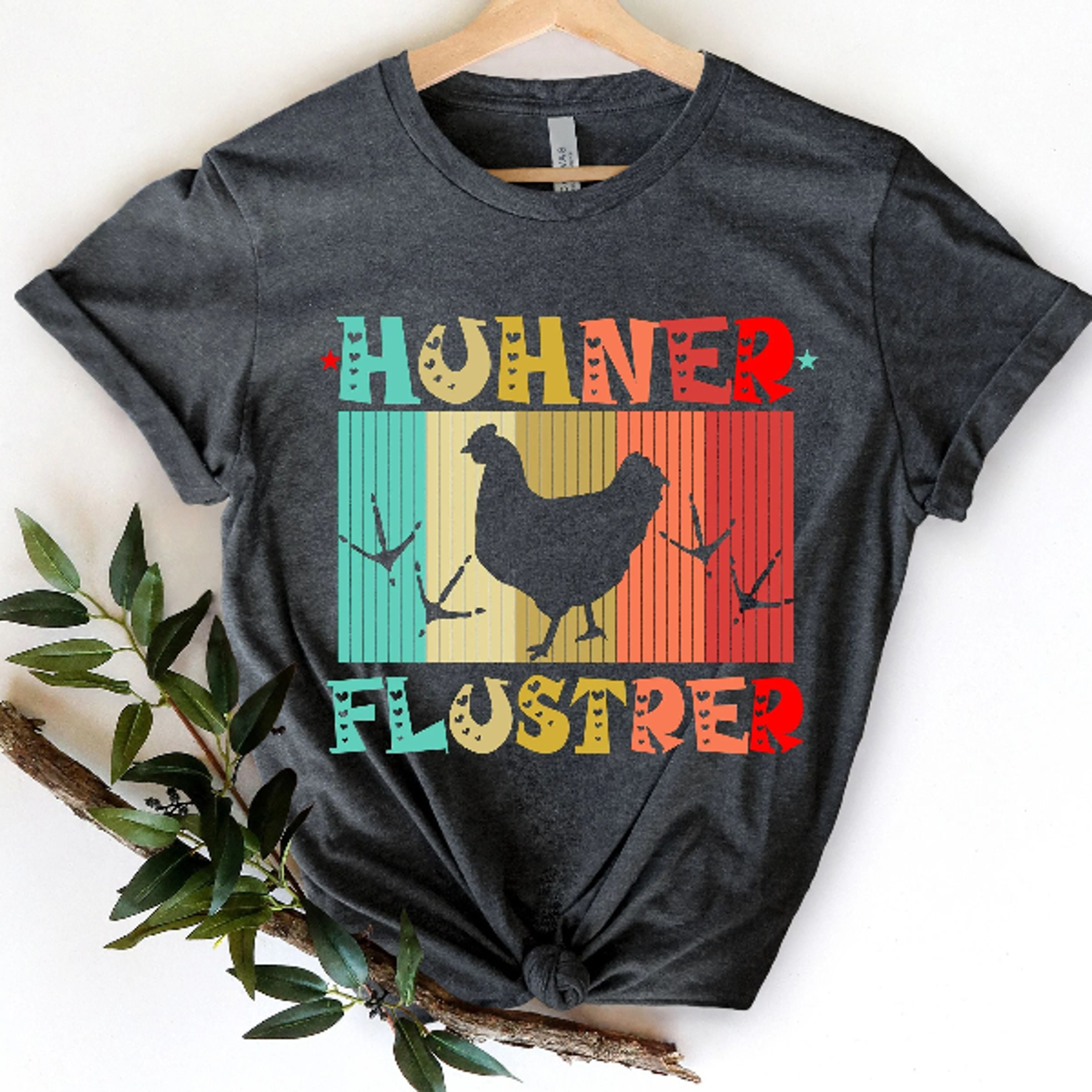 huhner flusterer shirt , chicken mom, hens mom shirt, funny farmer shirt, chicken gifts, chicken farmer shirt, chicken c