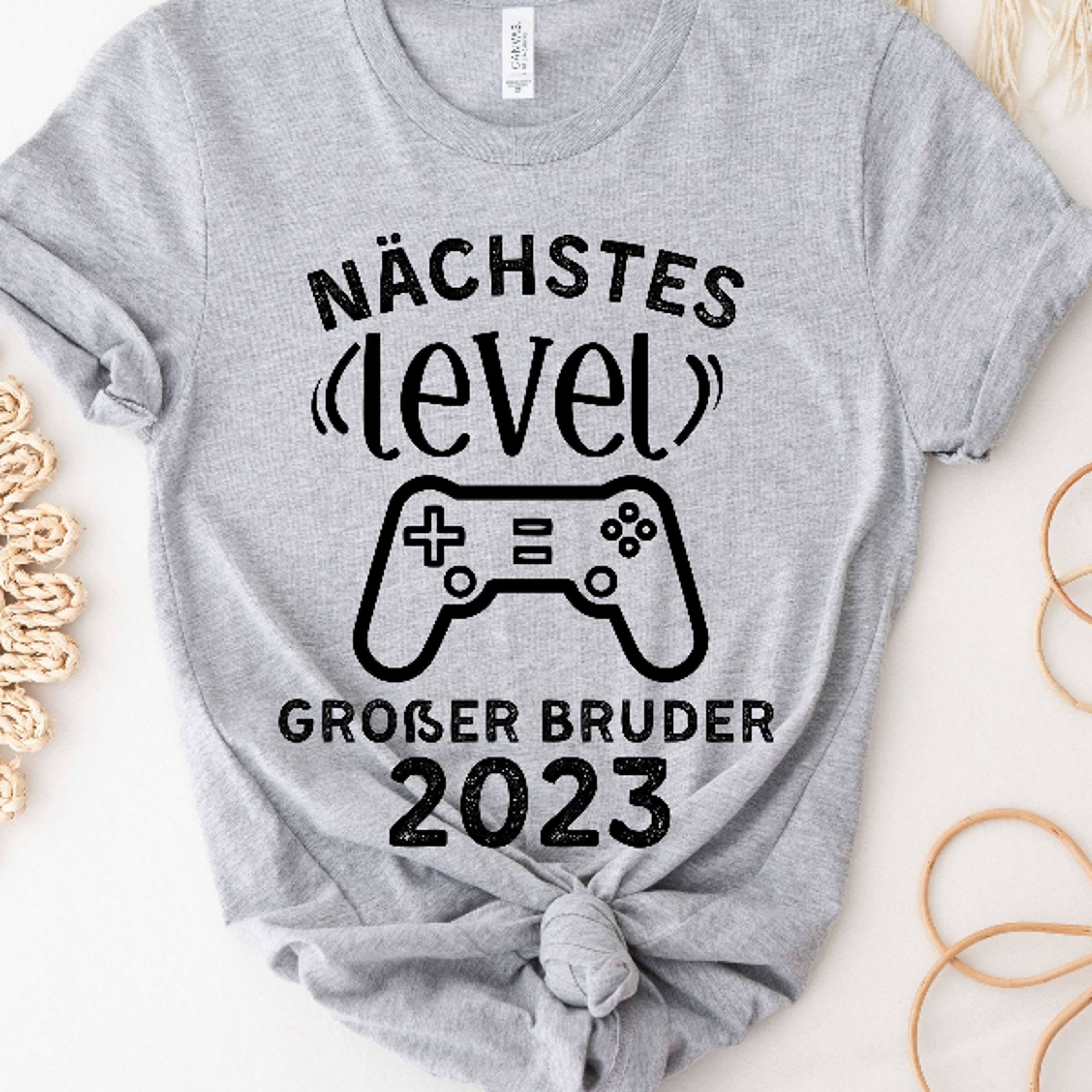 nachstes level groer bruder, 2023 controller zocken , geschenk fur gamer, lustige gamer geschenke, gaming t-shirt, shir
