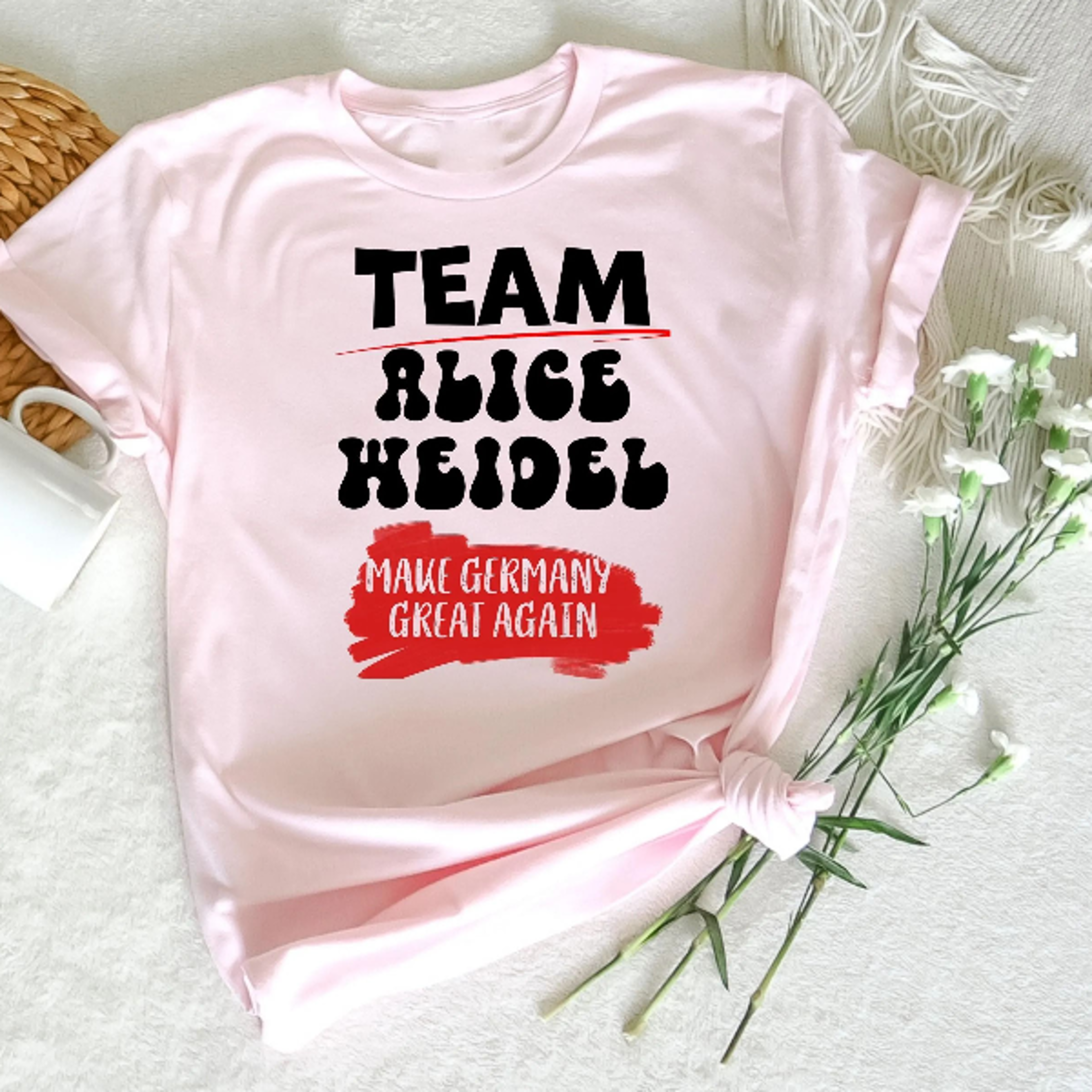 mach deutschland wieder groartig t-shirt, team alice weidel 2025, deutschland fanoutfit, politisches statement shirt, de