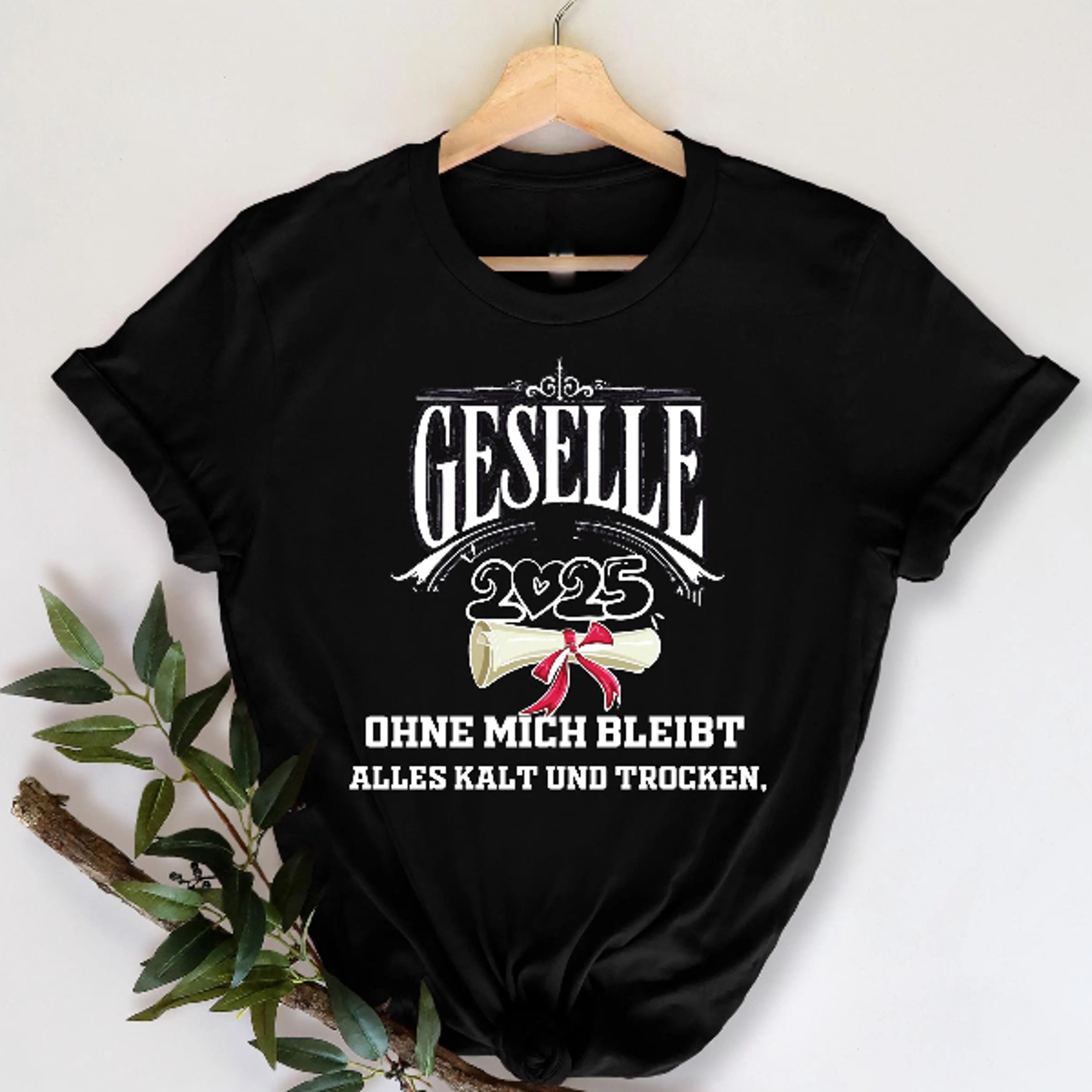 azubi t-shirt, ausbildung bestandene gesellenprufung, geselle 2025 t-shirt, geschenk fur azubi, gesellenprufungs , gesch