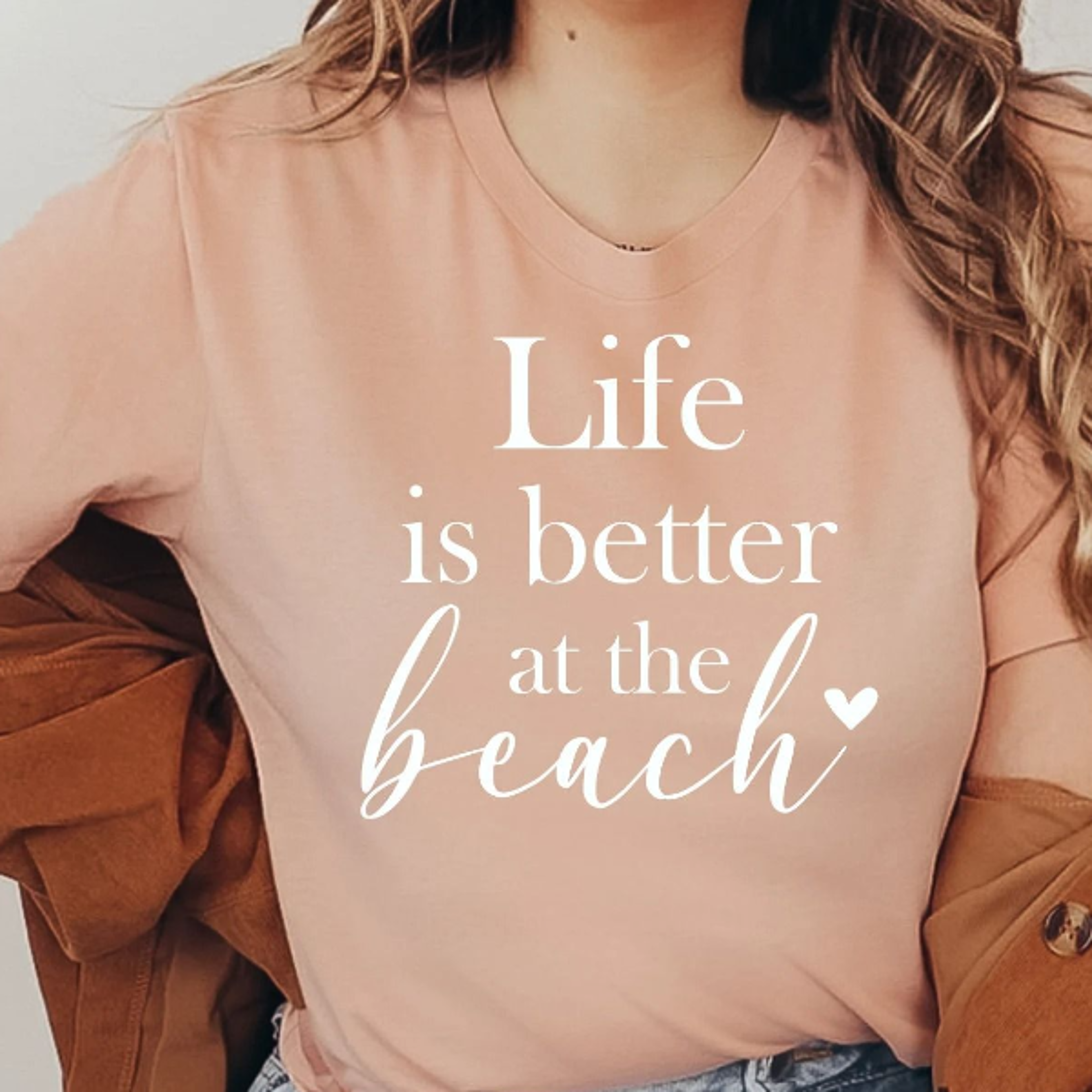 life is better at the beach t-shirt, summer vacation tee, coastal graphic shirt