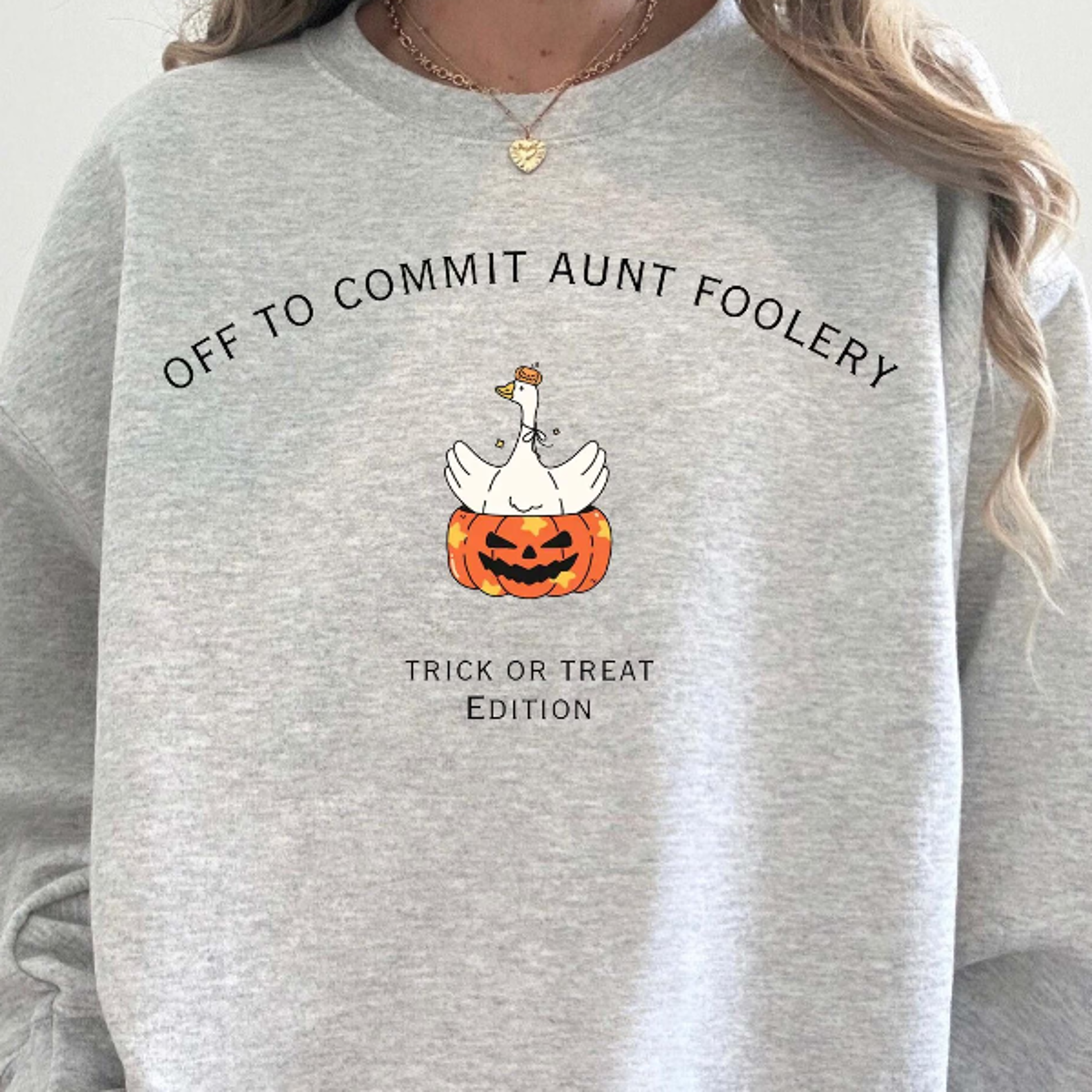 aunt halloween shirt, off to commit aunt foolery tee, funny goose trick or treat shirt, spooky aunt gift