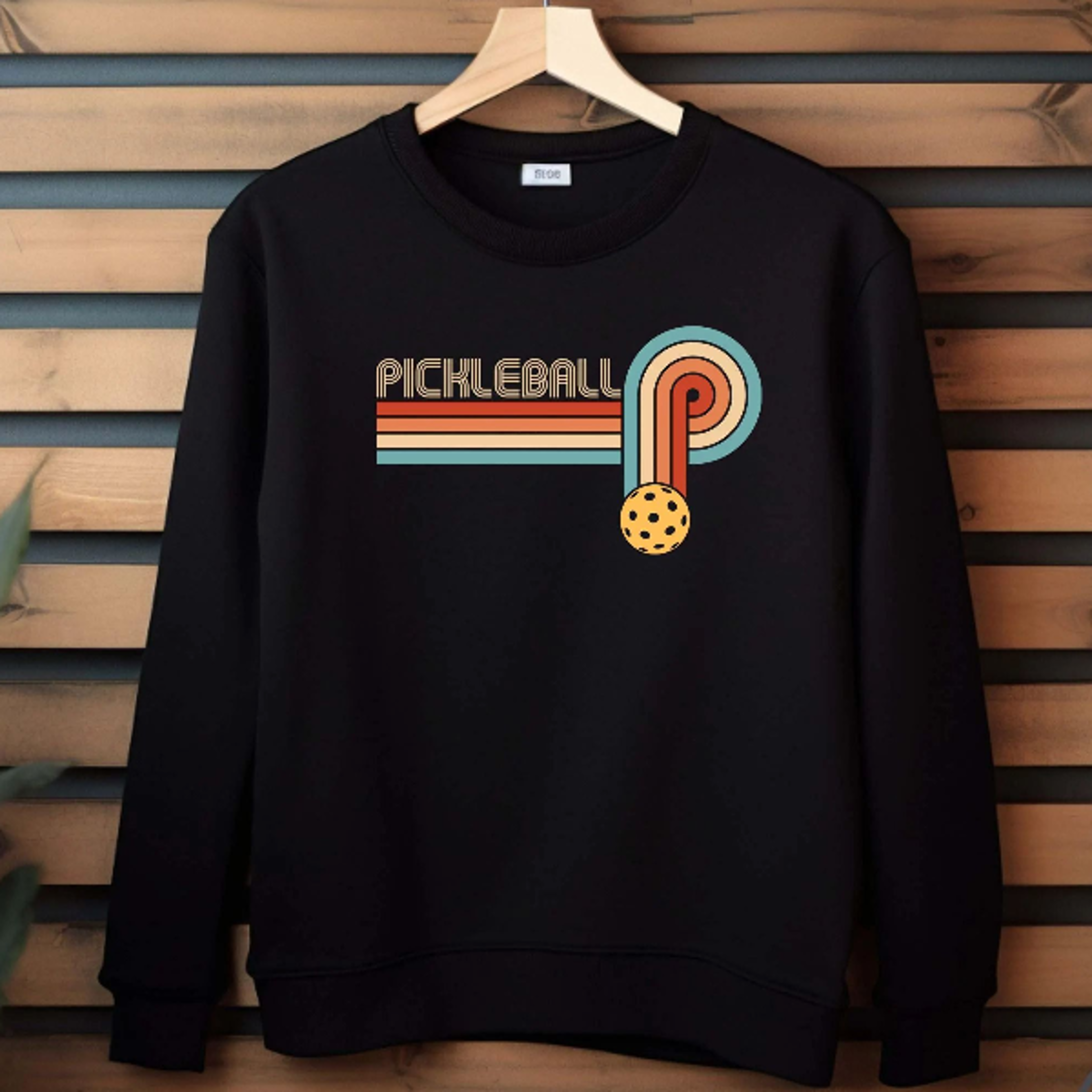 retro pickleball sweatshirt, vintage pickleball shirt, cute pickleball crewneck, pickleball lover sweater, fun picklebal