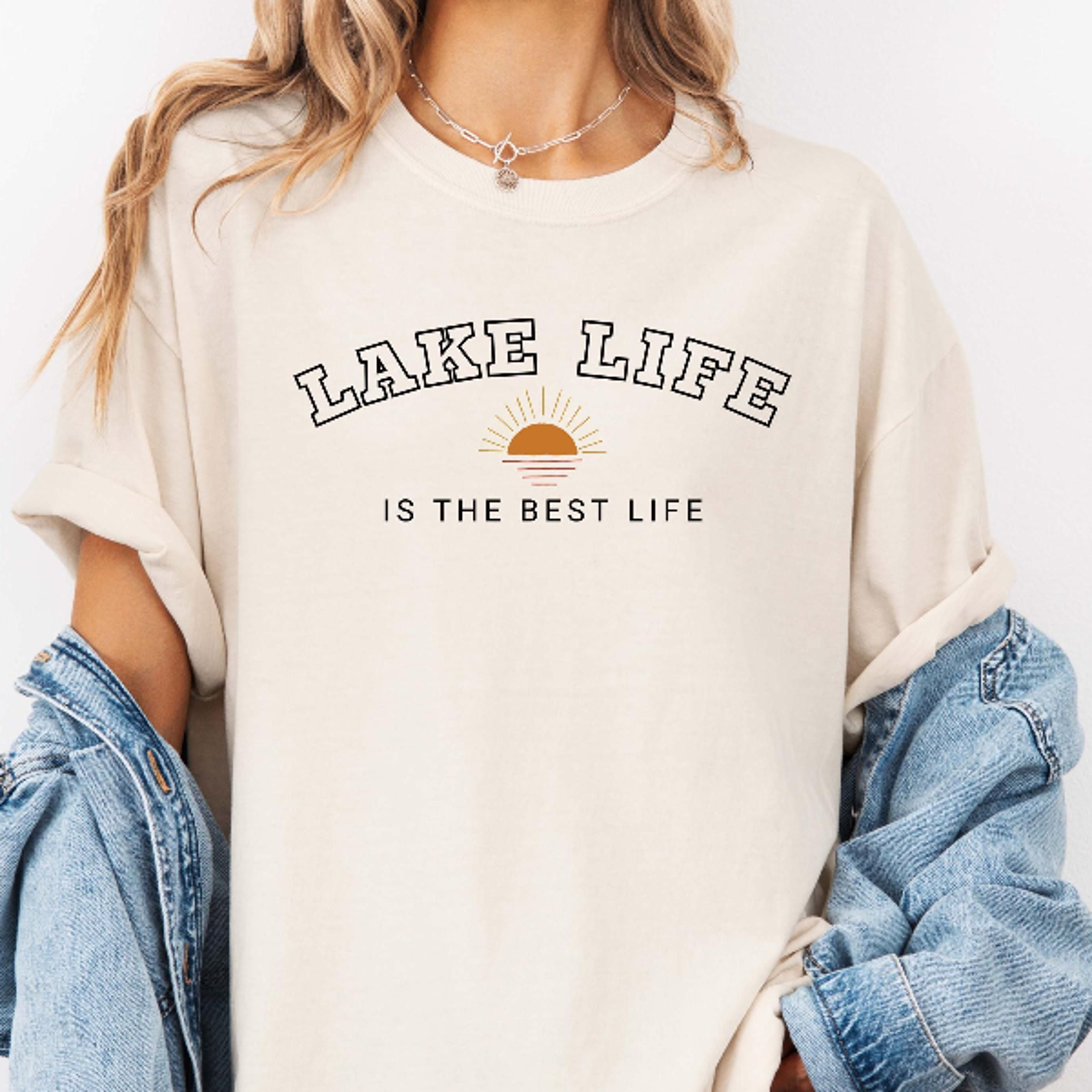 lake life sweatshirt, lake shirt, lake hoodie, on the lake crewneck, lake life is the best life gift for lake lover, its