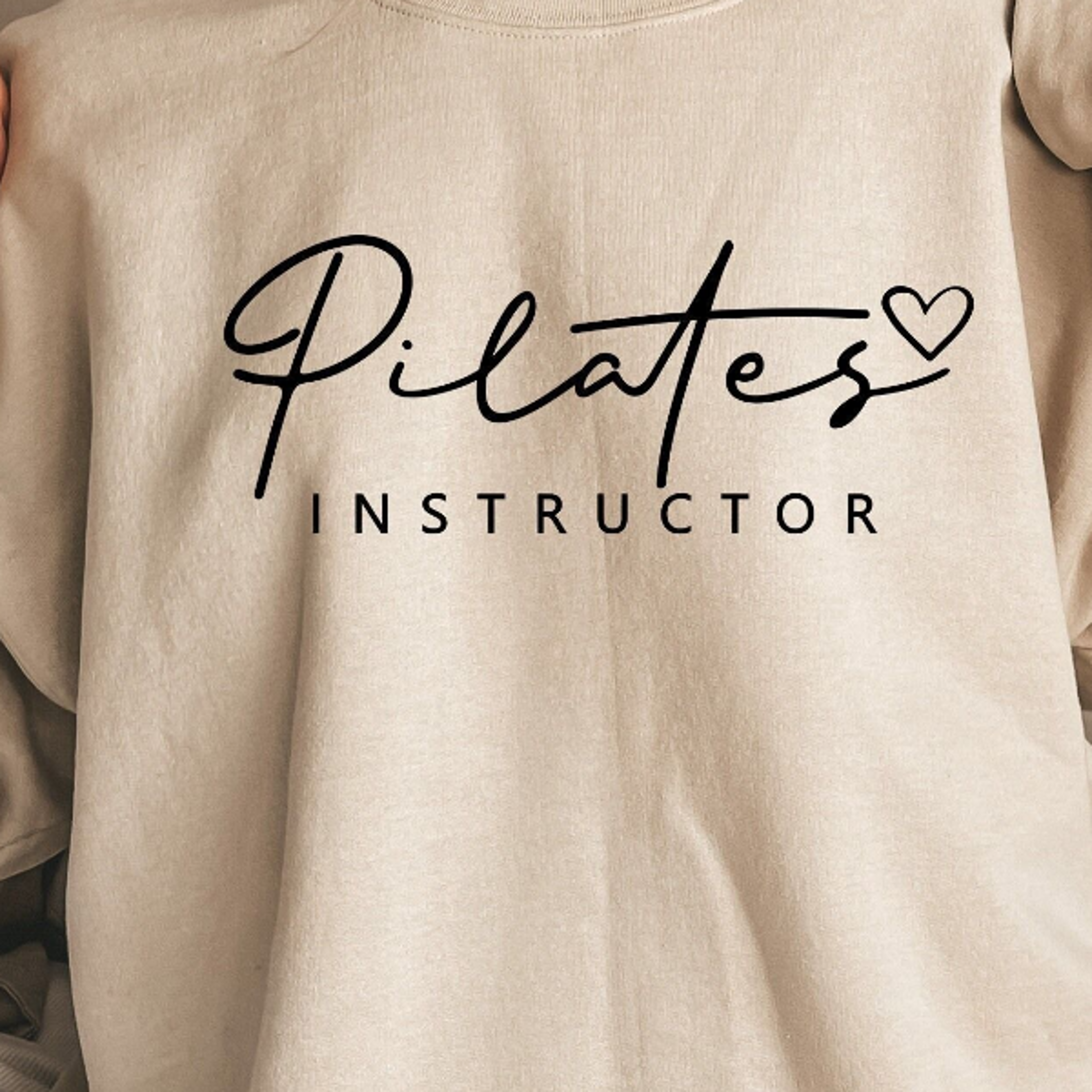 pilates instructor sweatshirt gildan fleece crewneck