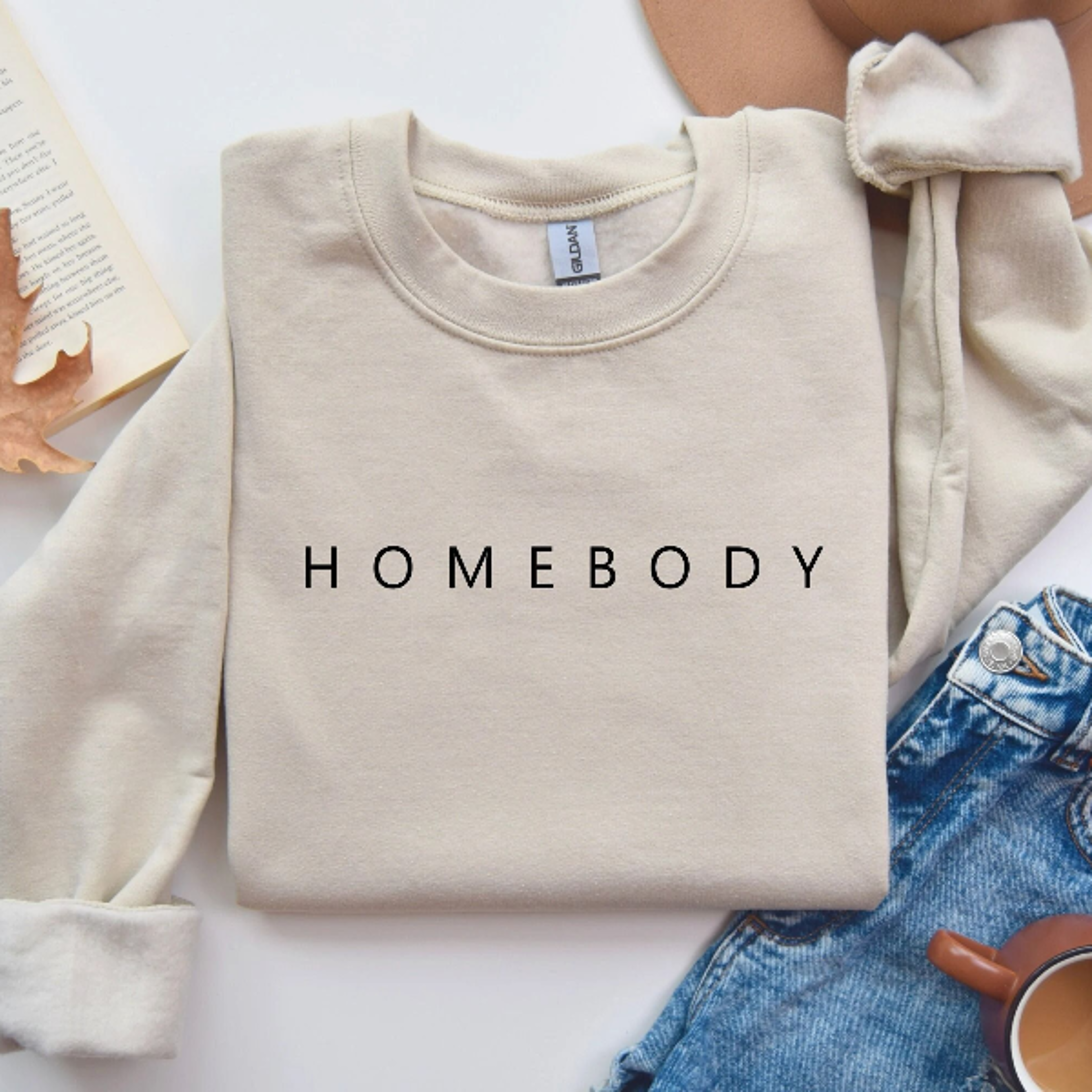 homebody sweatshirt minimalist introvert gift