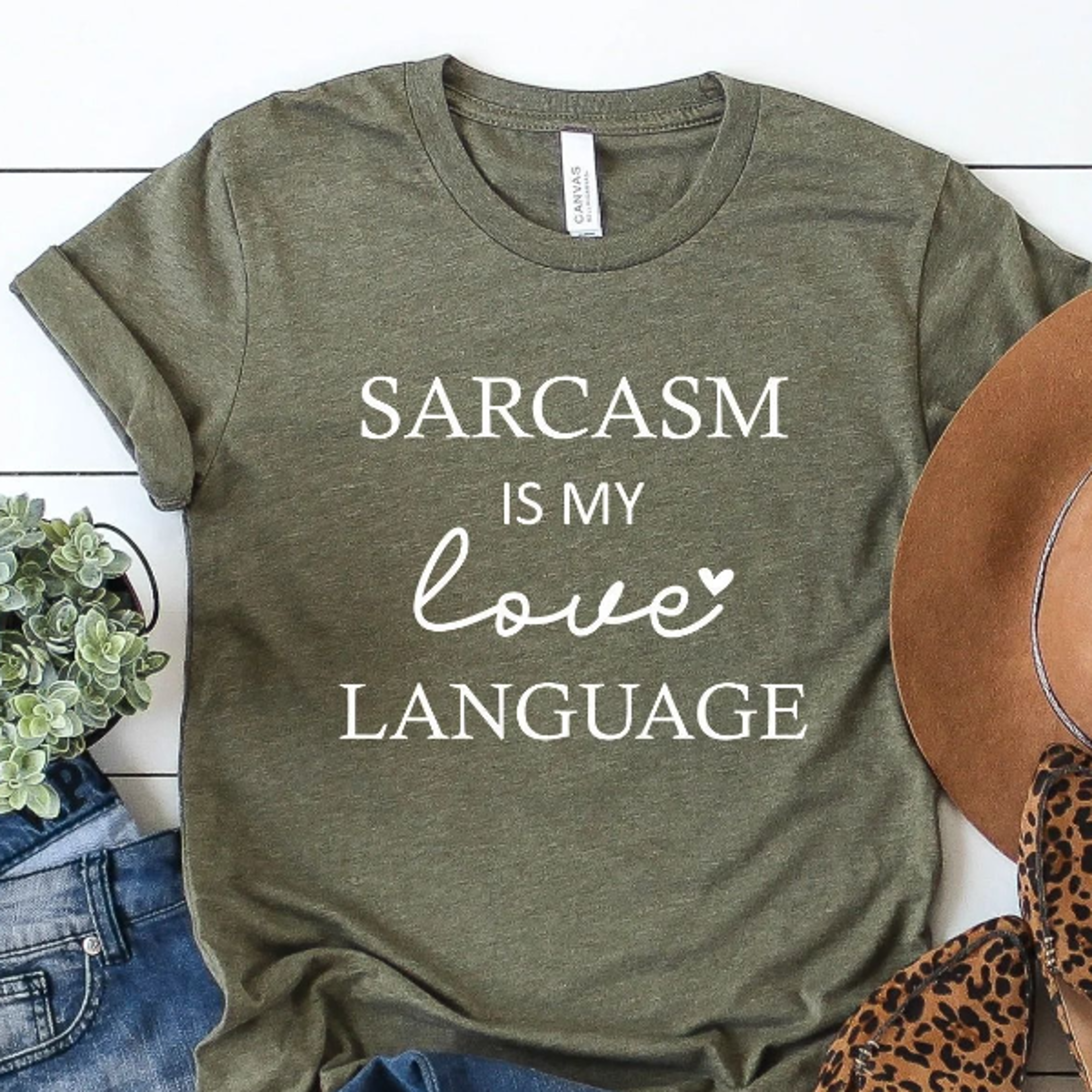 sarcasm is my love language shirt funny graphic tee