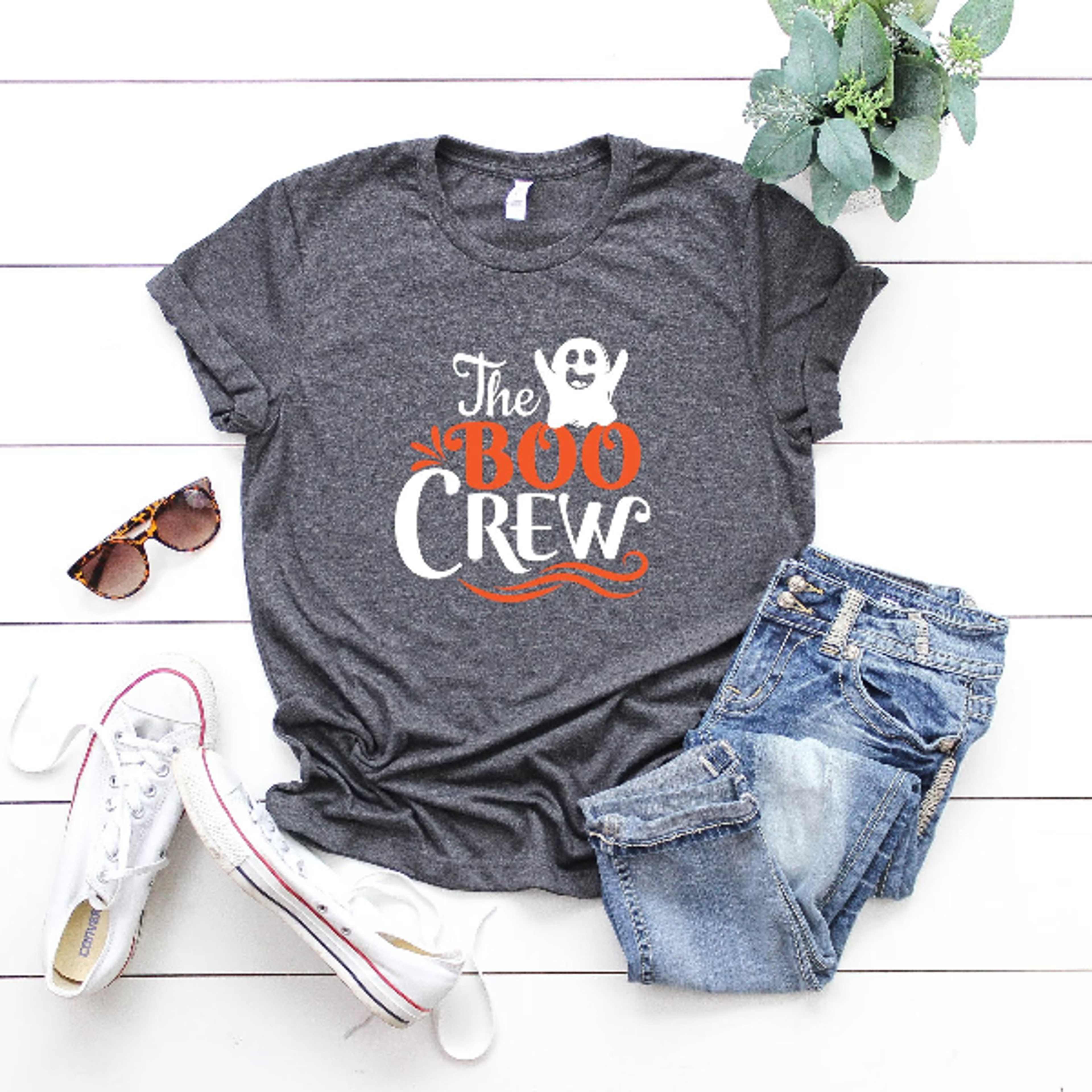 boo crew halloween shirt family matching spooky tee