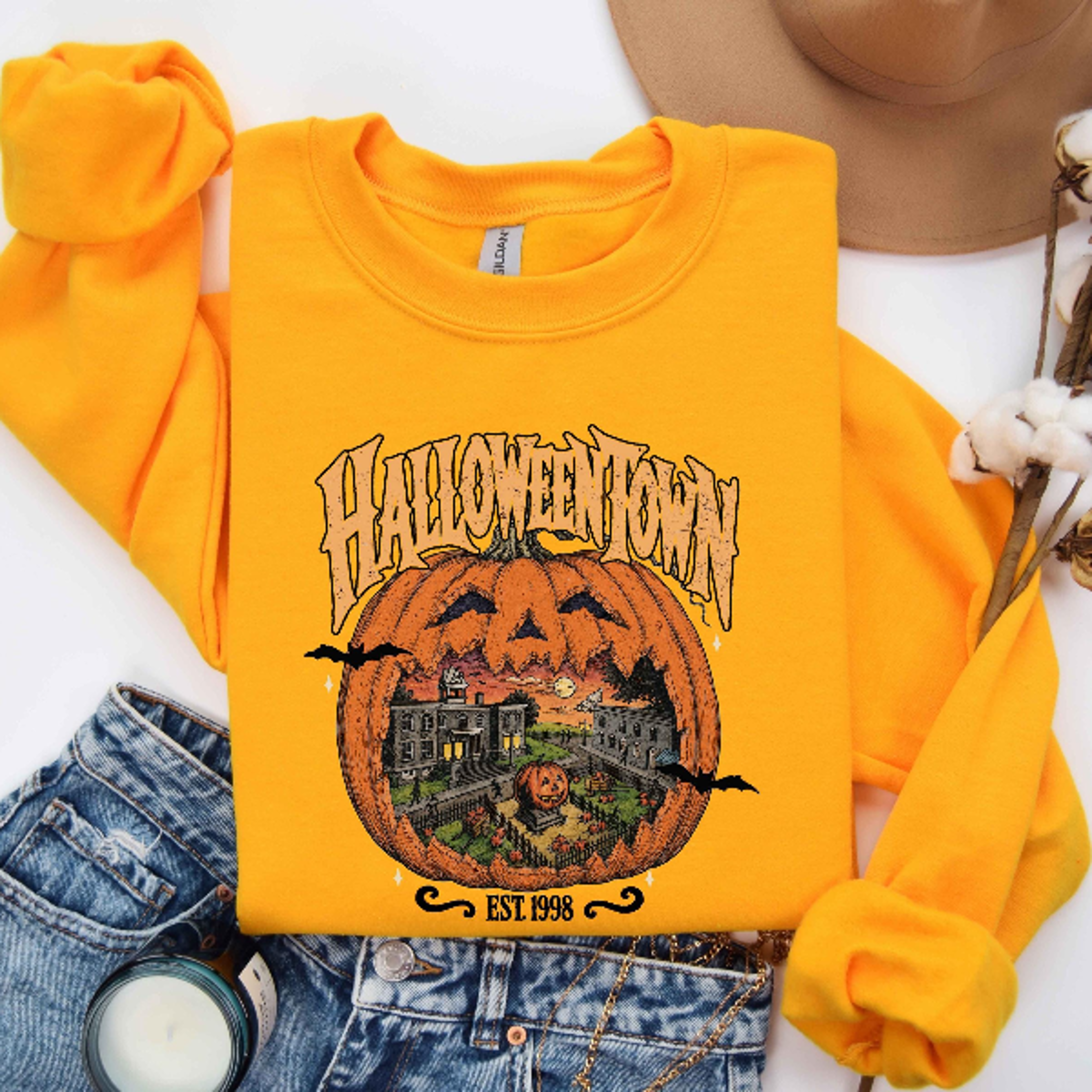 halloweentown est 1998 sweatshirt retro halloween university hoodie