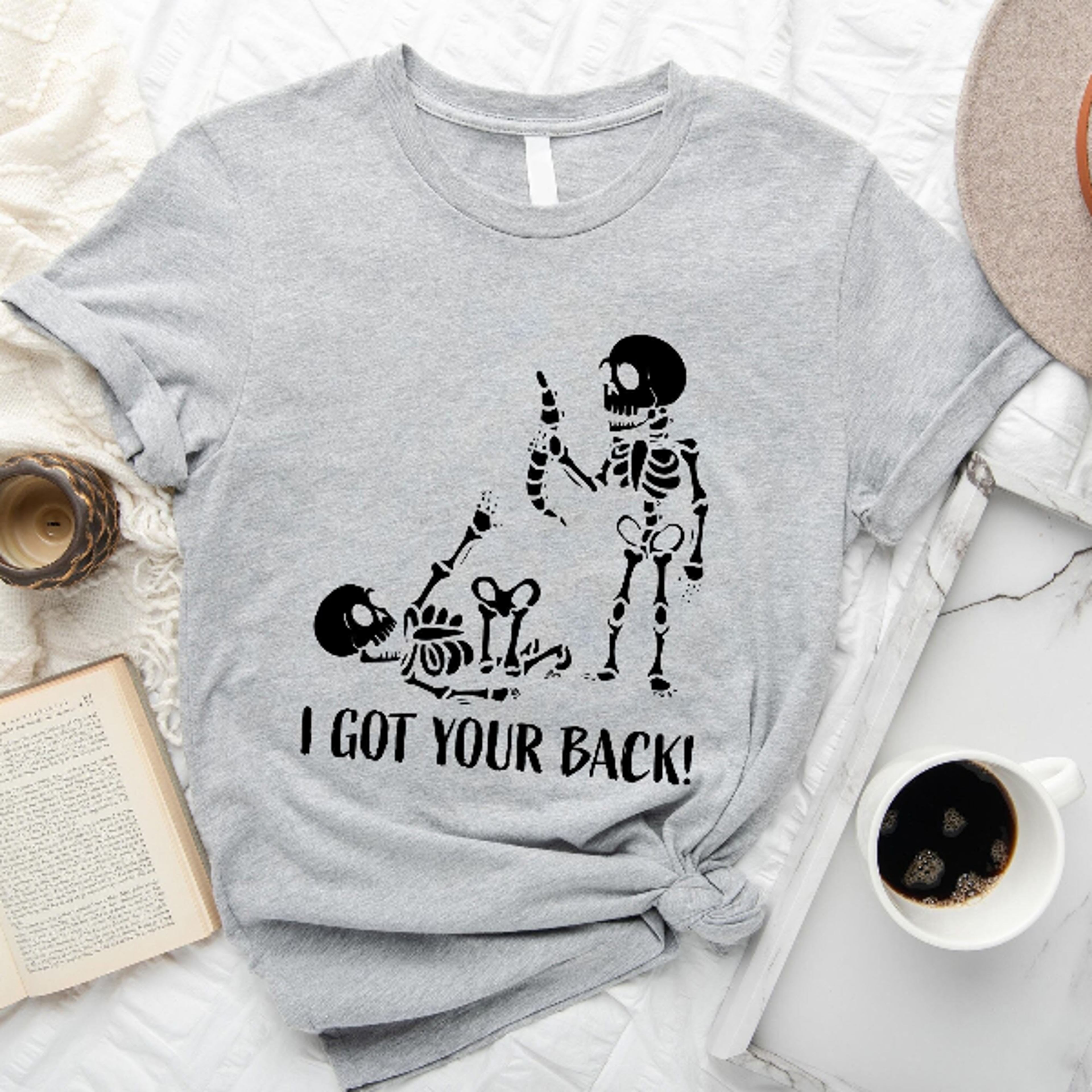 i got your back skeleton halloween shirt funny friendship tee