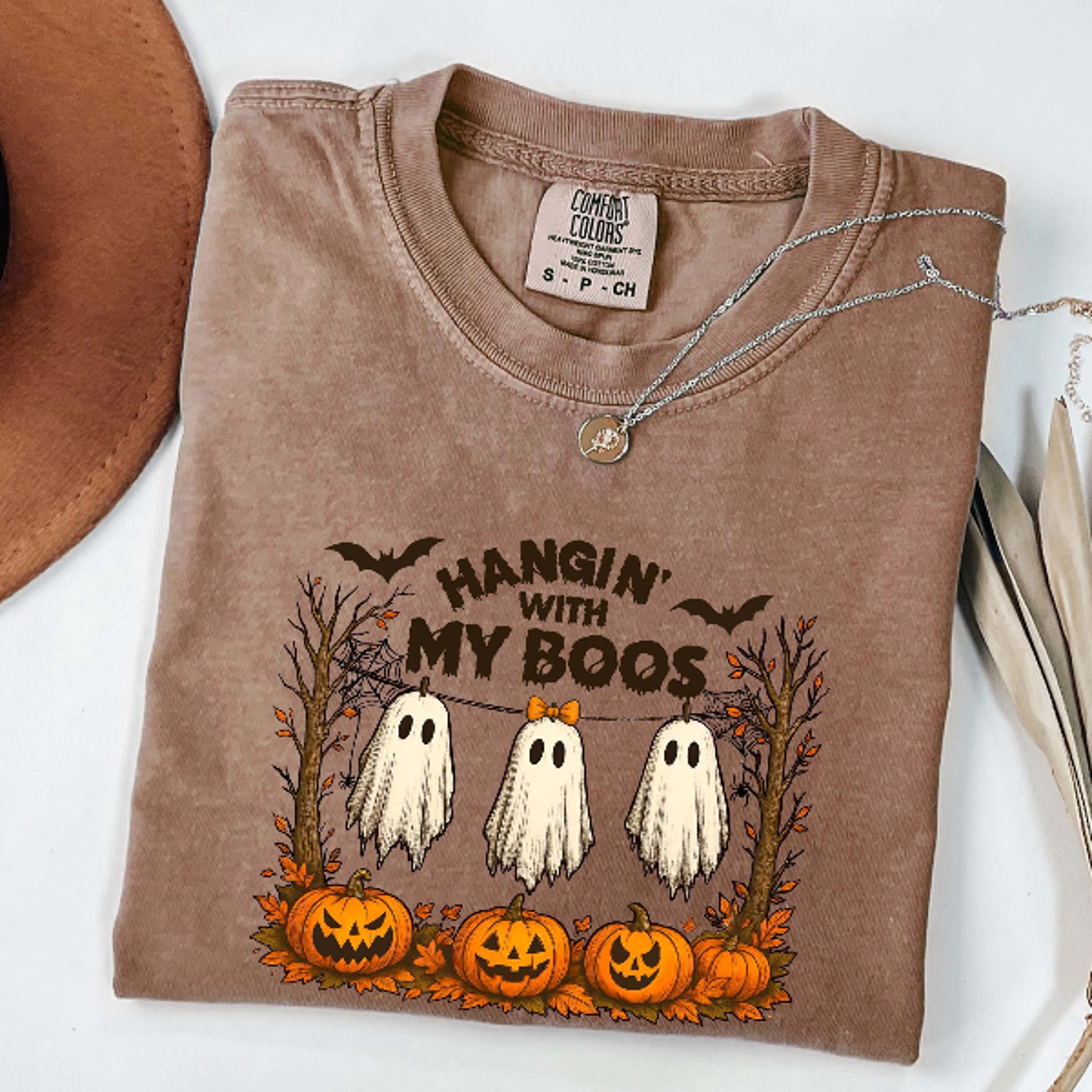 hanging with my boos shirt funny ghost friends halloween sweatshirt