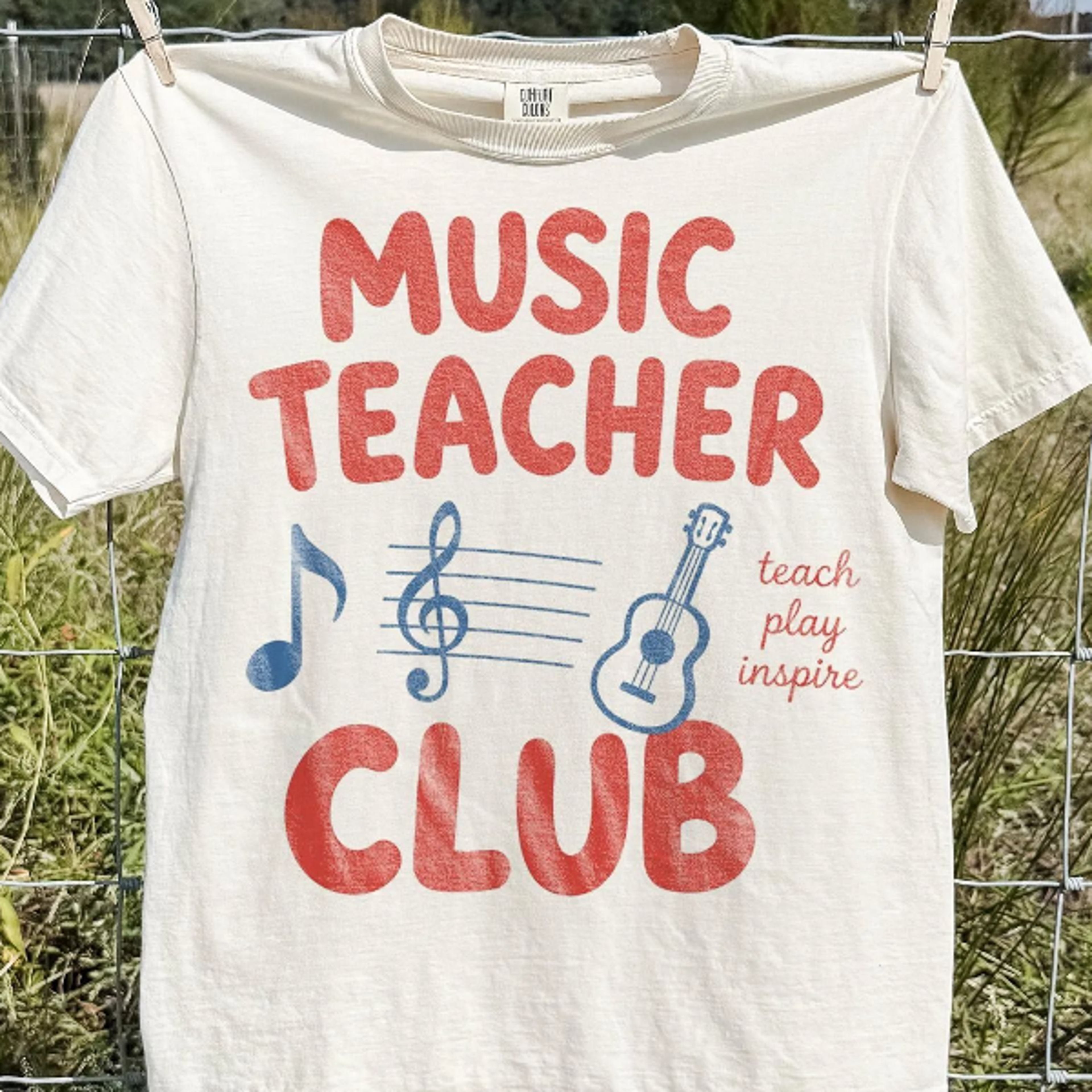 Music Teacher Club Graphic Tee Choir Band Orchestra Classroom Shirt Educator School Pride Top 1