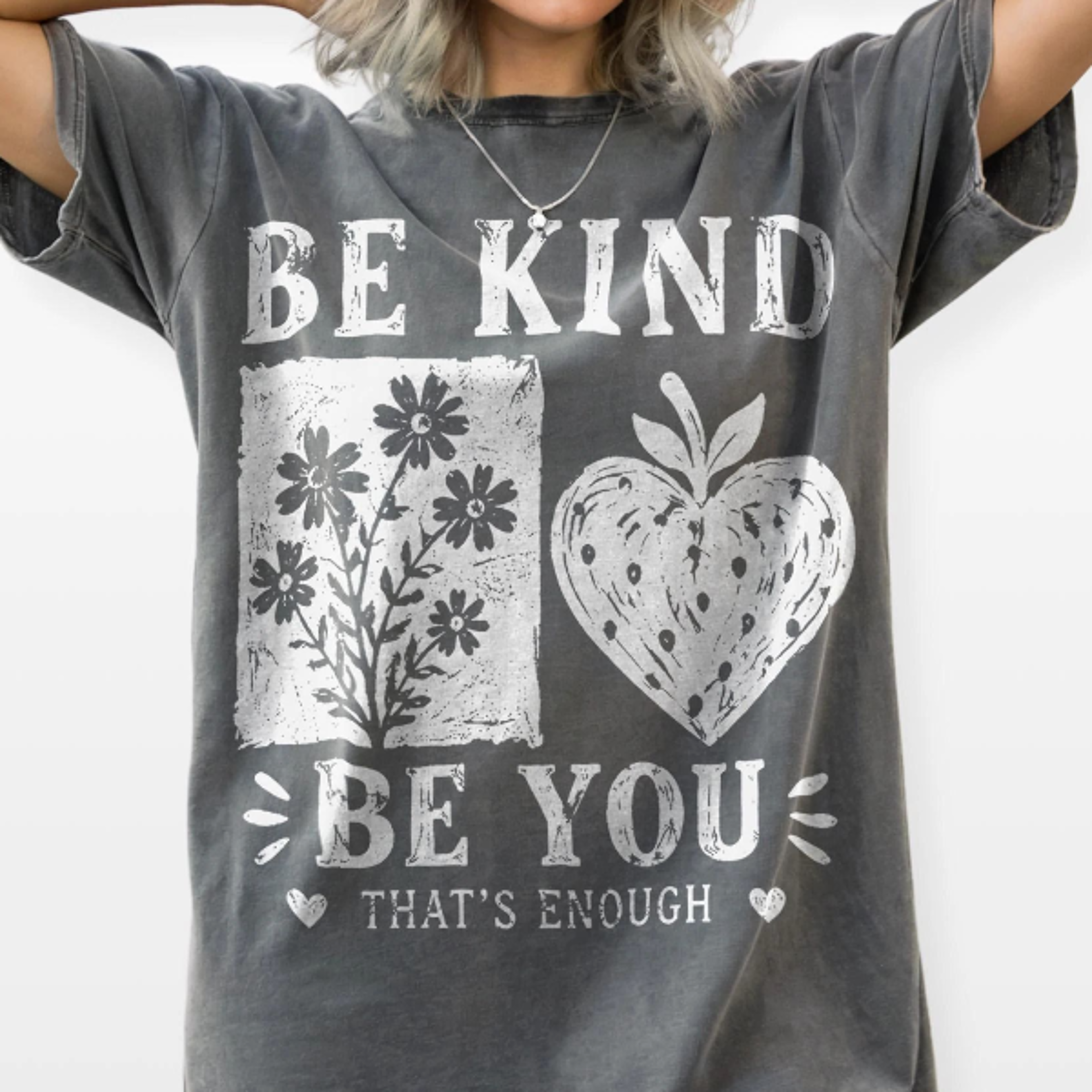Kindness Floral Graphic Tee Positive Teacher Self Acceptance Shirt Classroom Inspiration 2