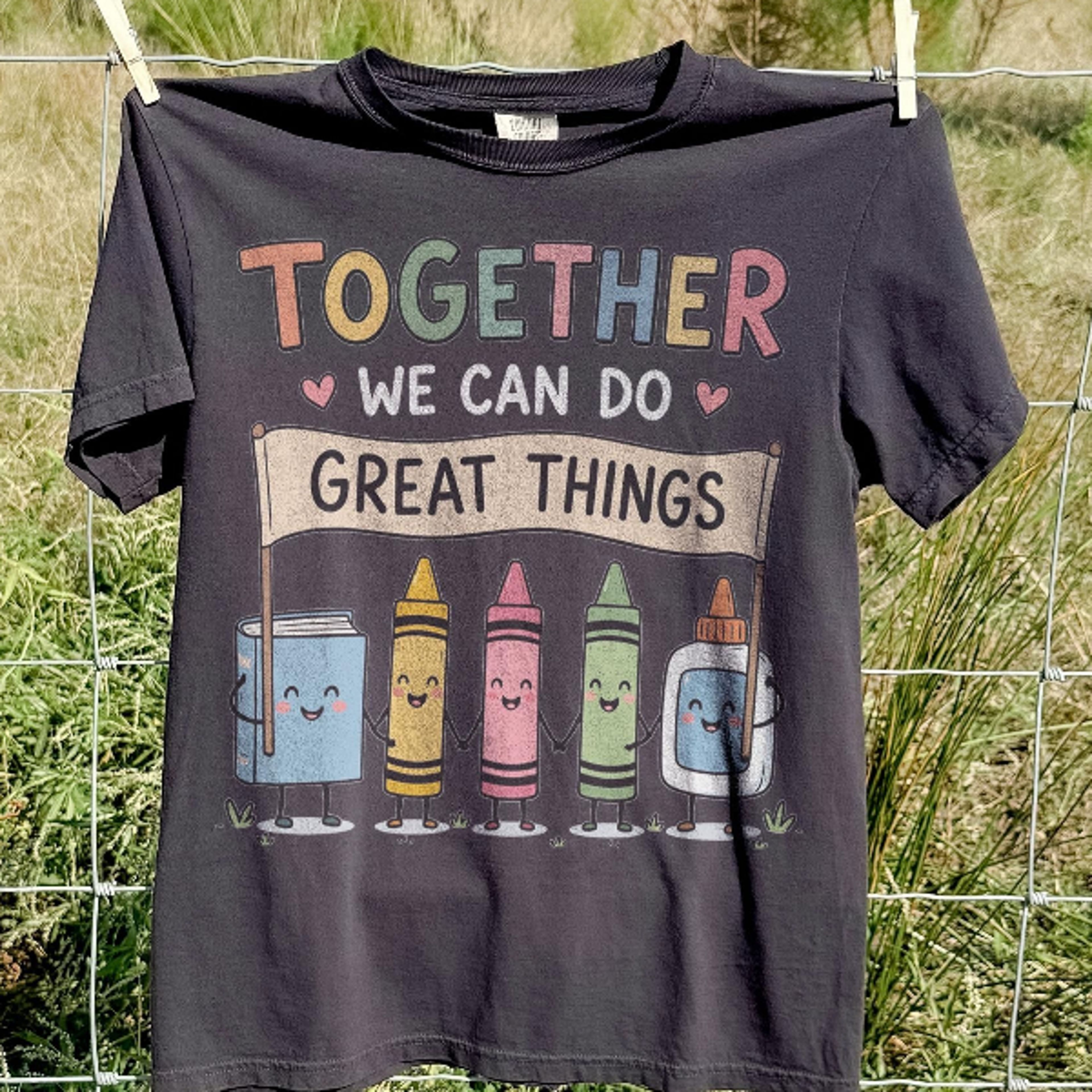 Teamwork Classroom Graphic Tee Inspirational Teacher Motivation Shirt School Learning Community 2