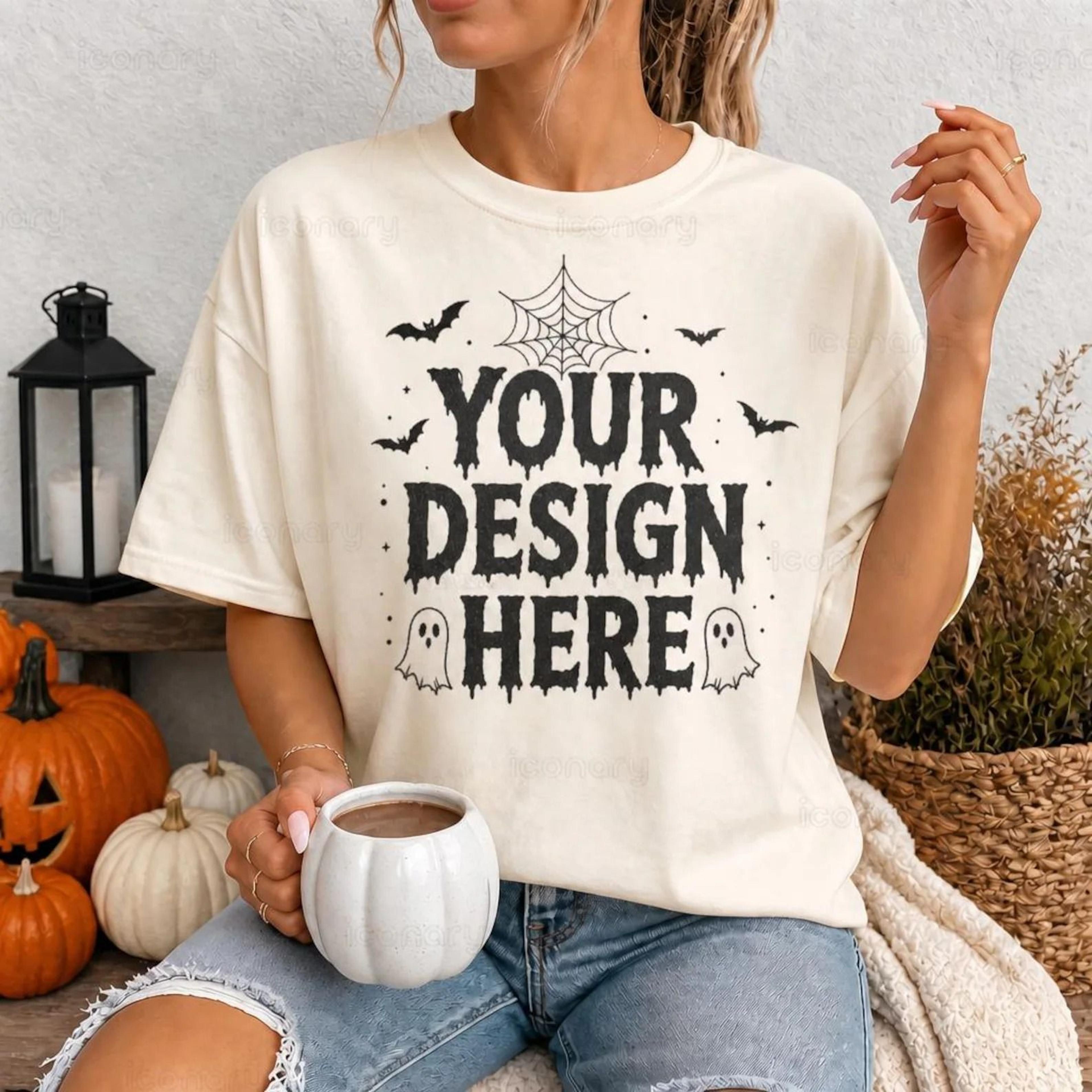 C1717 Mockup Bundle  Halloween TShirt 1