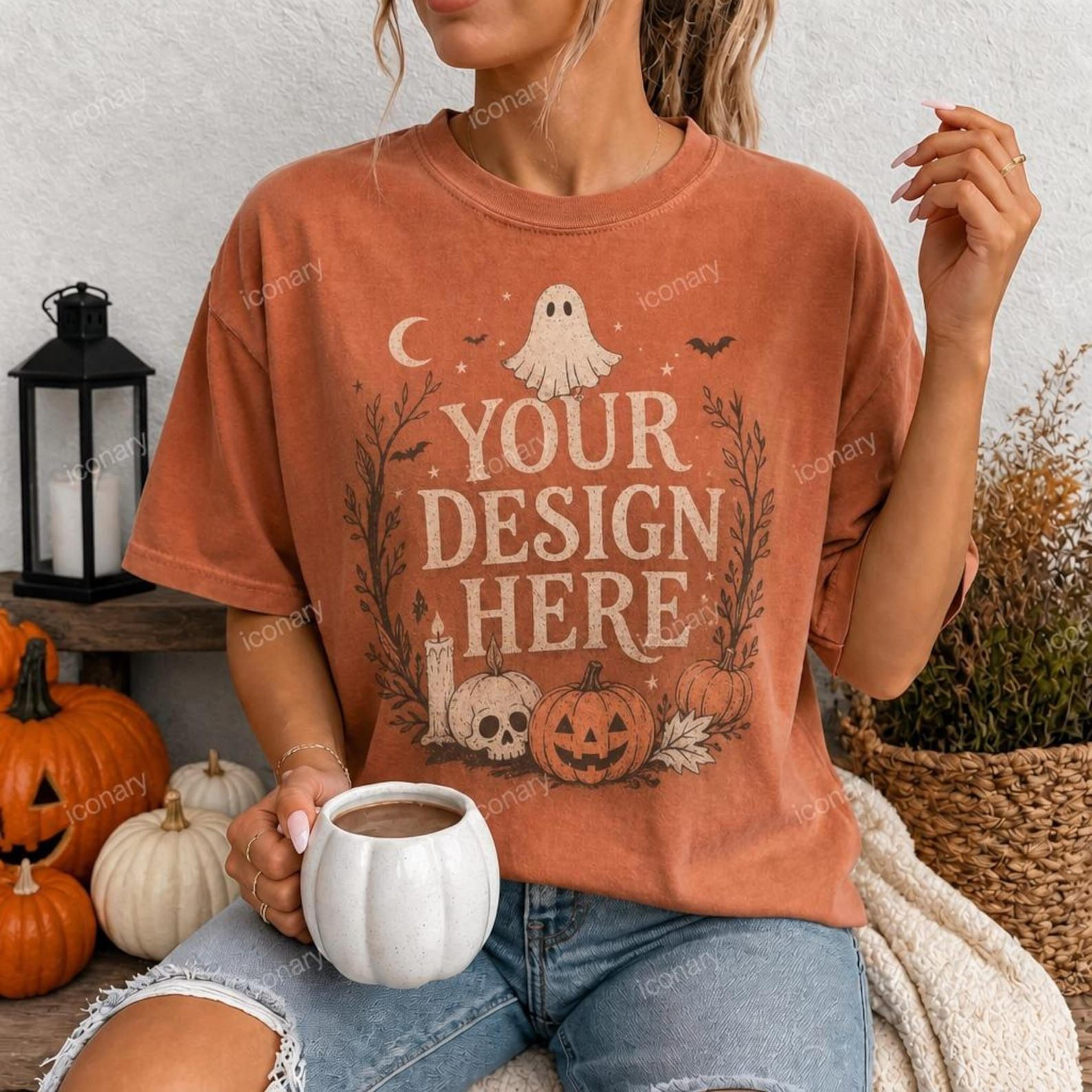 C1717 Mockup Bundle  Halloween TShirt 2