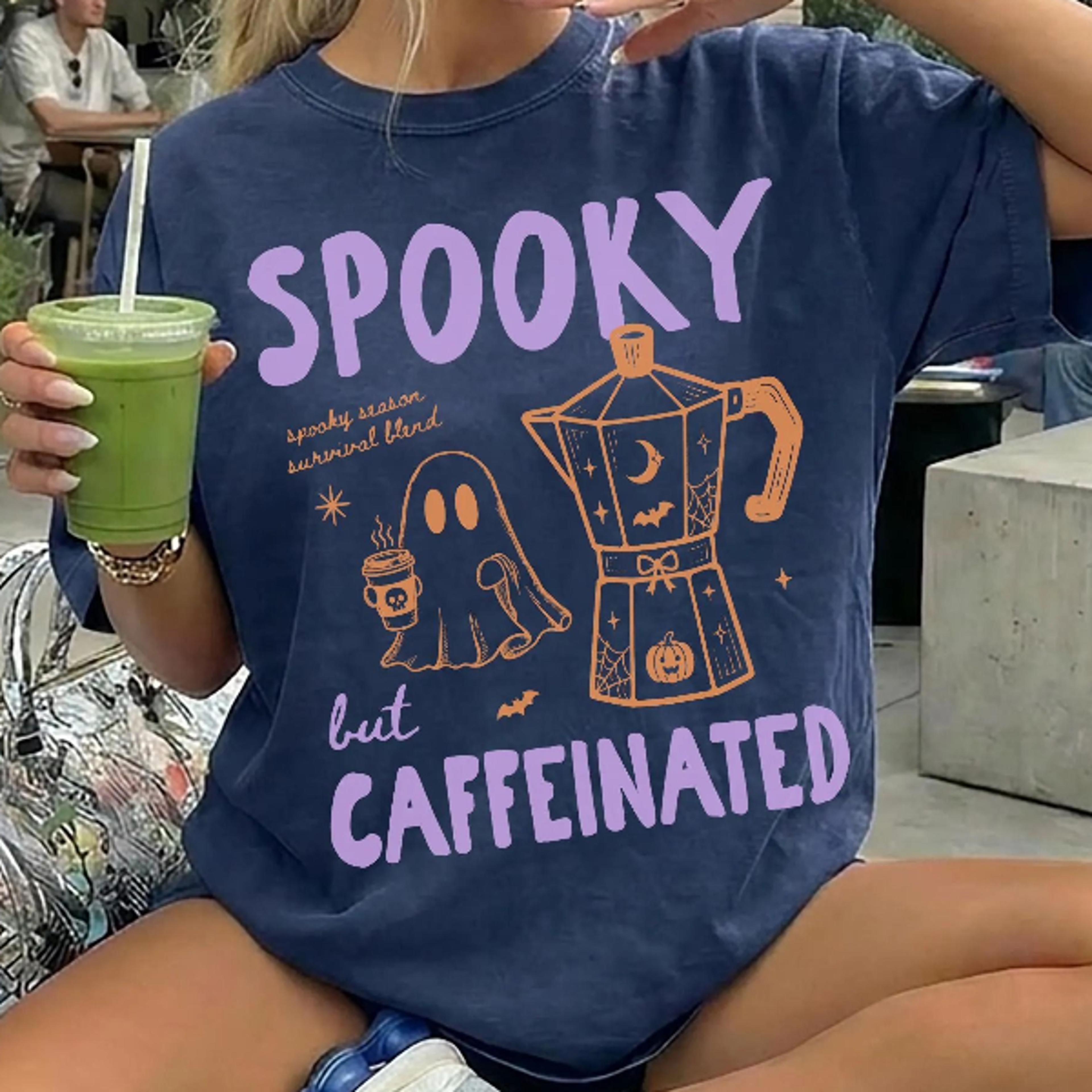halloween shirt summerween shirt spooky season shirt coffee lover gift coffee tshirt halloween gift