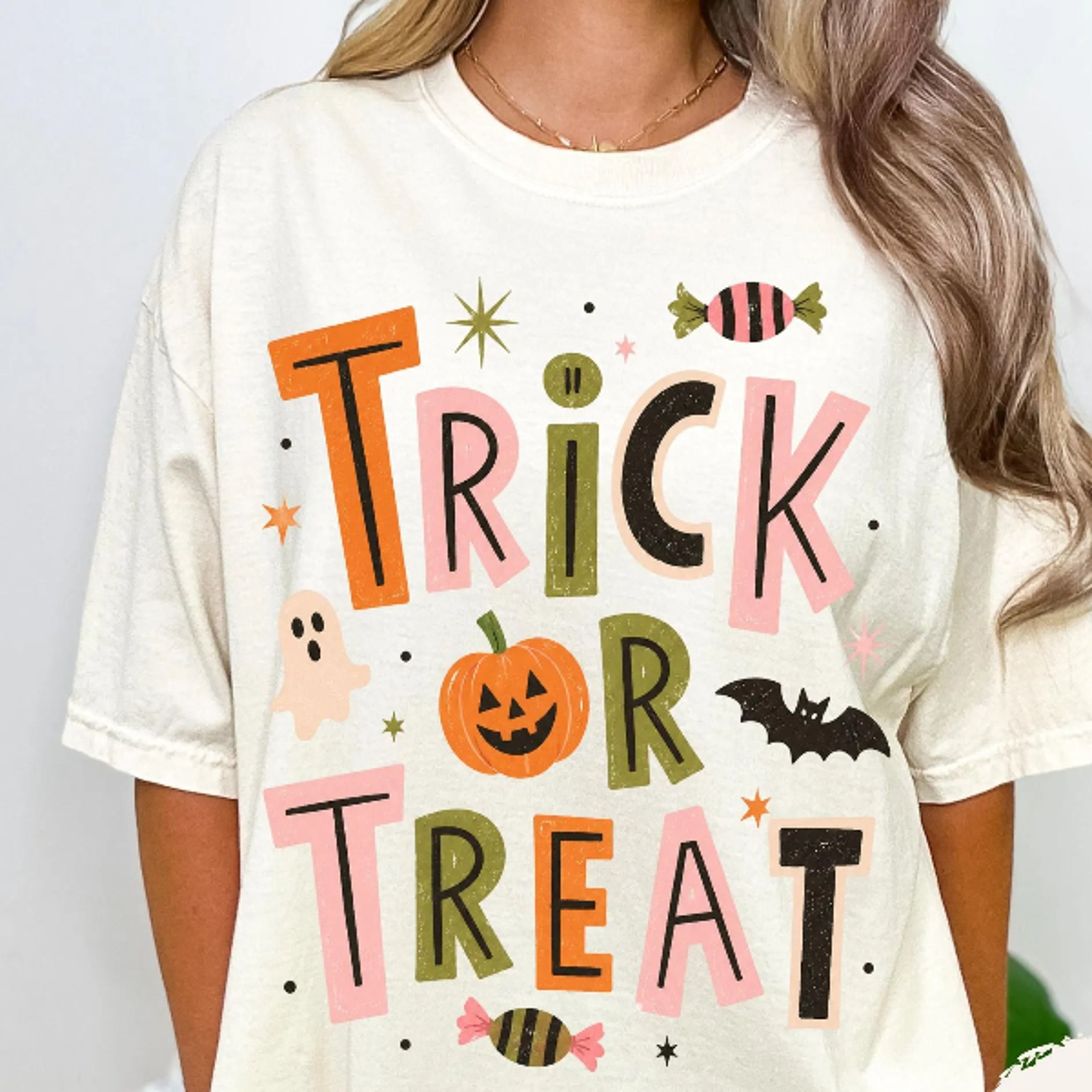 trick or treat shirt, vintage halloween graphic tee, retro pumpkin season apparel, spooky season gift, fall aesthetic