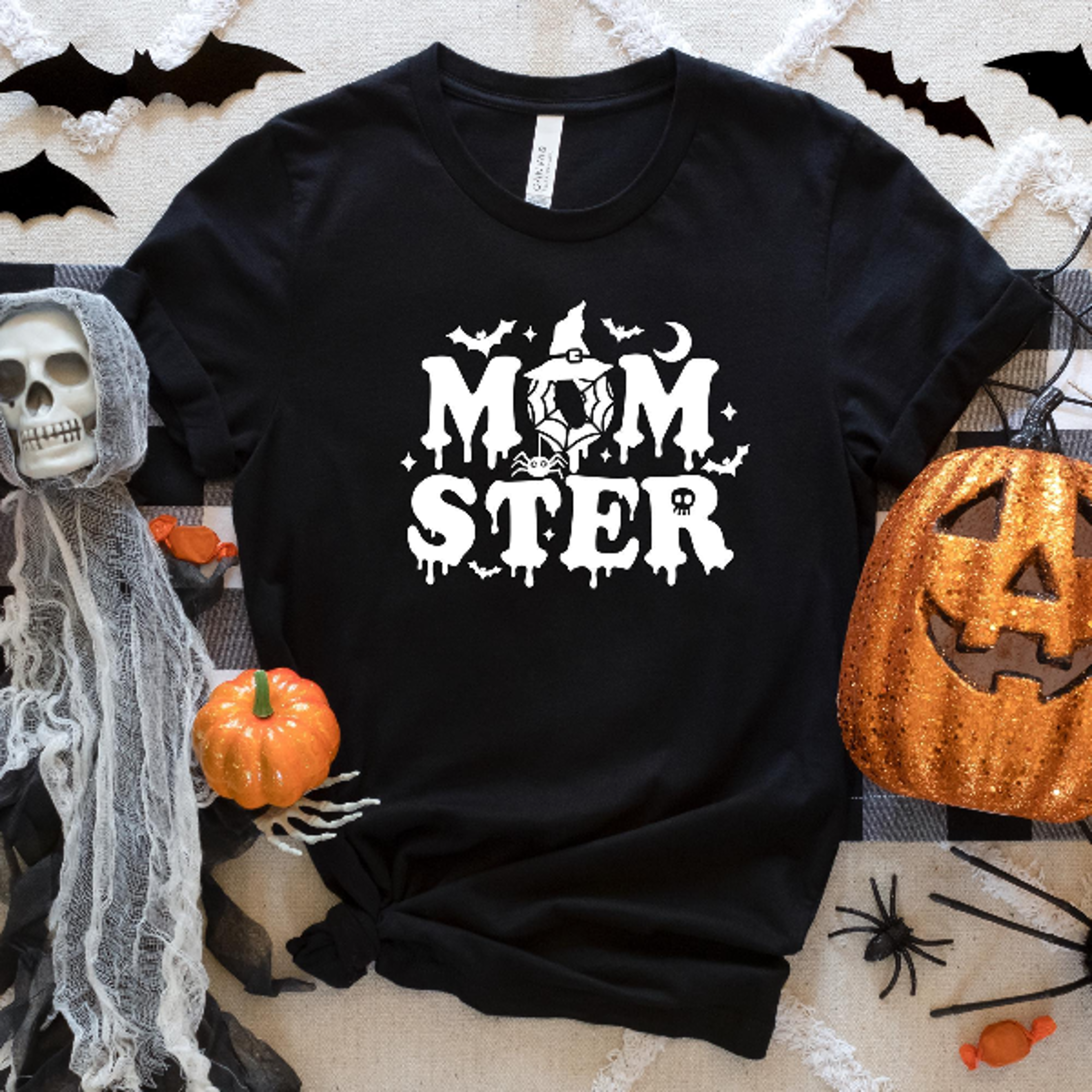 momster halloween shirt funny pumpkin mom spooky sweatshirt