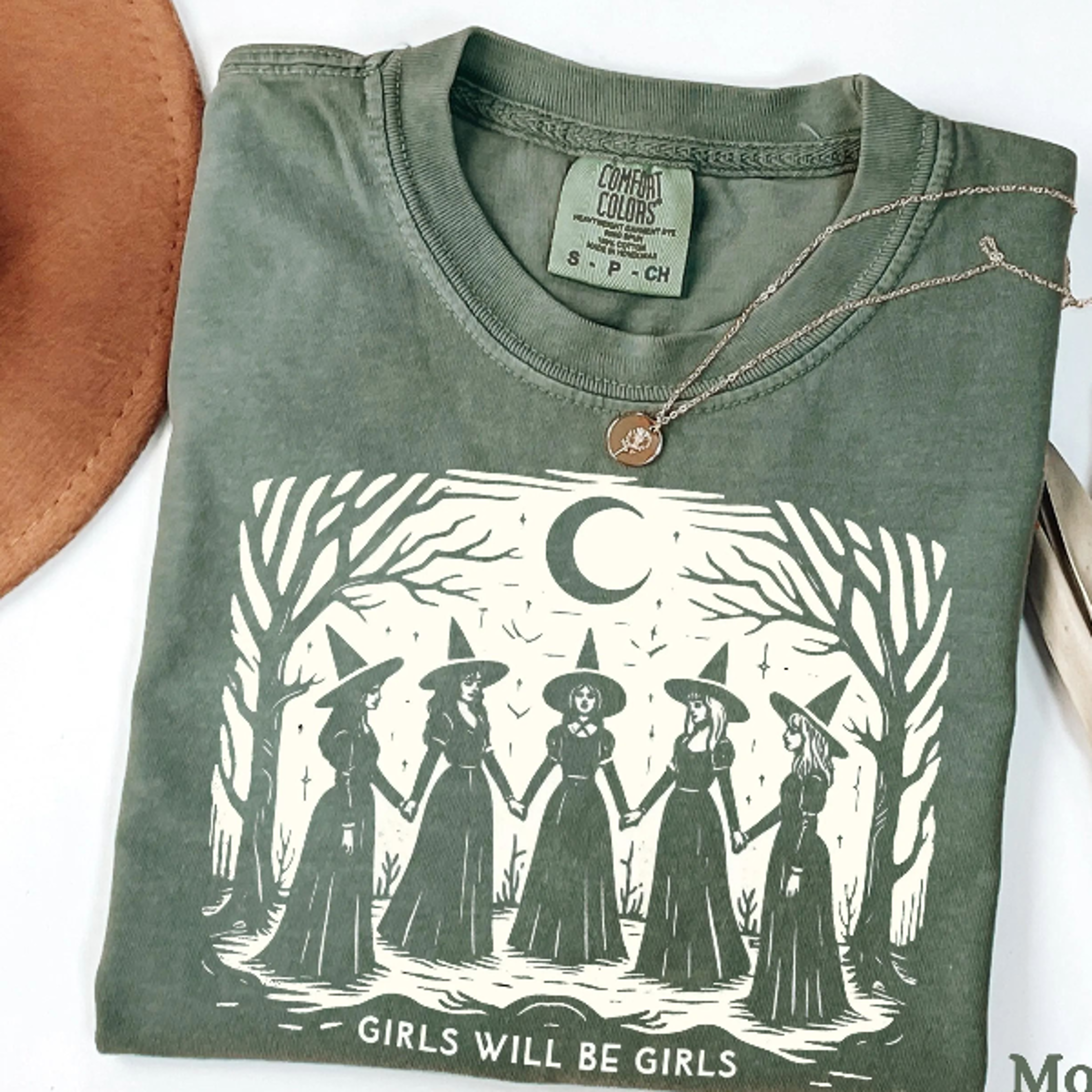 Hirt Funny Witch Vintage Shirt Vintage Halloween Women Shirt Witchy Vibes Shirt 2