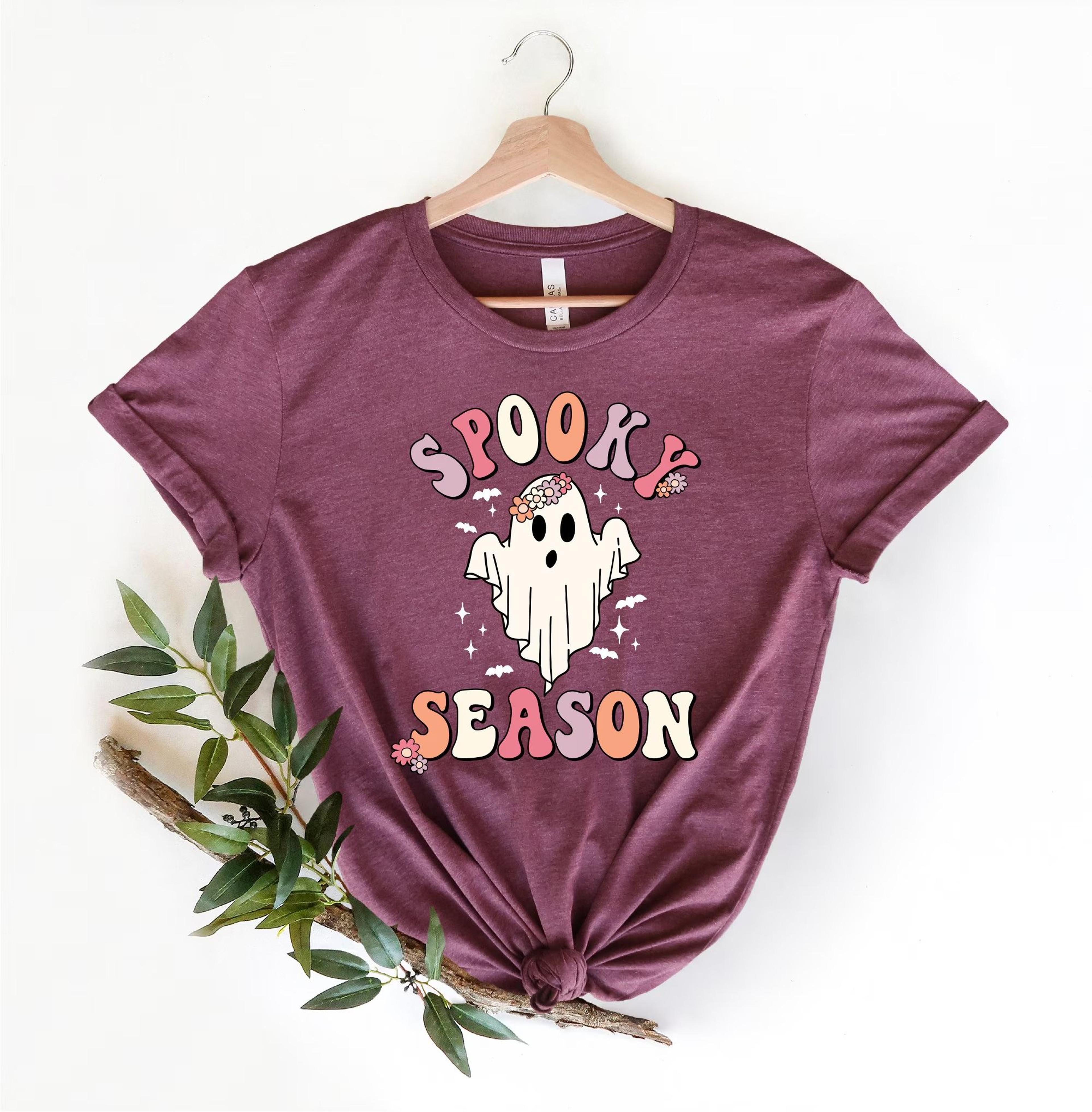 Spooky Season Shirt Spooky Vibes Shirt Cute Halloween Shirt Funny Halloween Shirt Halloween 1