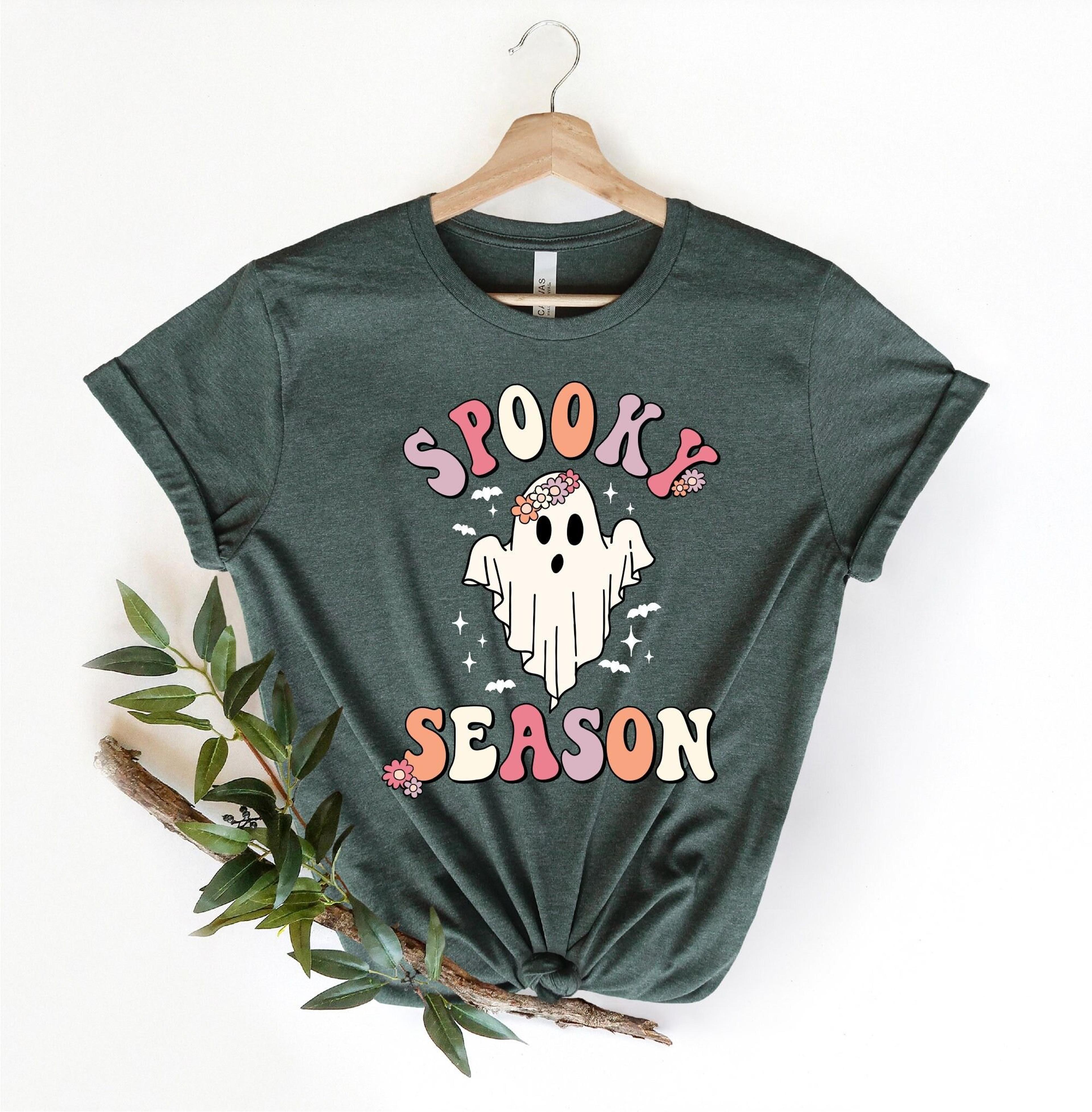 Spooky Season Shirt Spooky Vibes Shirt Cute Halloween Shirt Funny Halloween Shirt Halloween 2