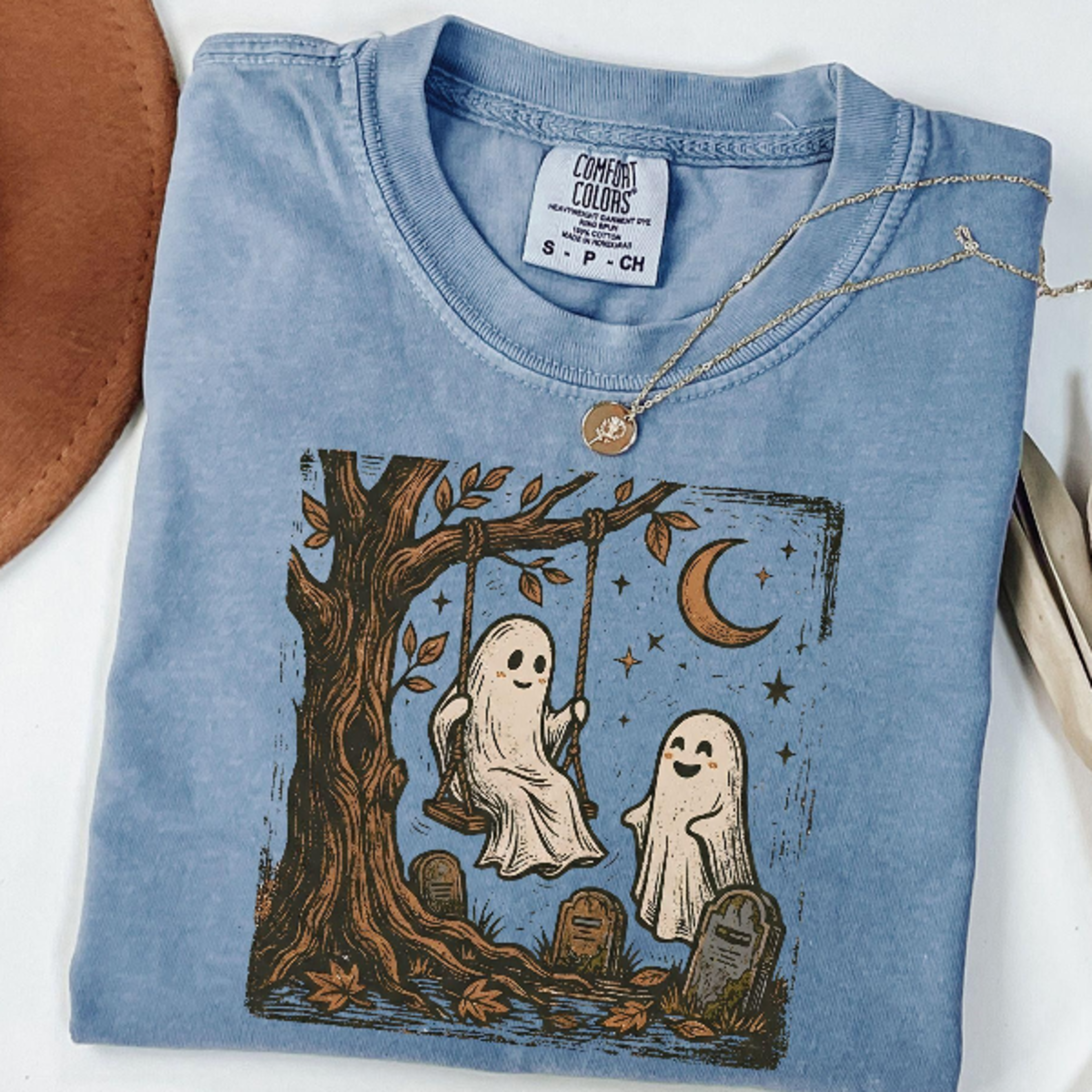 halloween ghost shirt, cute ghost shirt, spooky season tee, fall pumpkin shirt, trick or treat shirt, vintage halloween