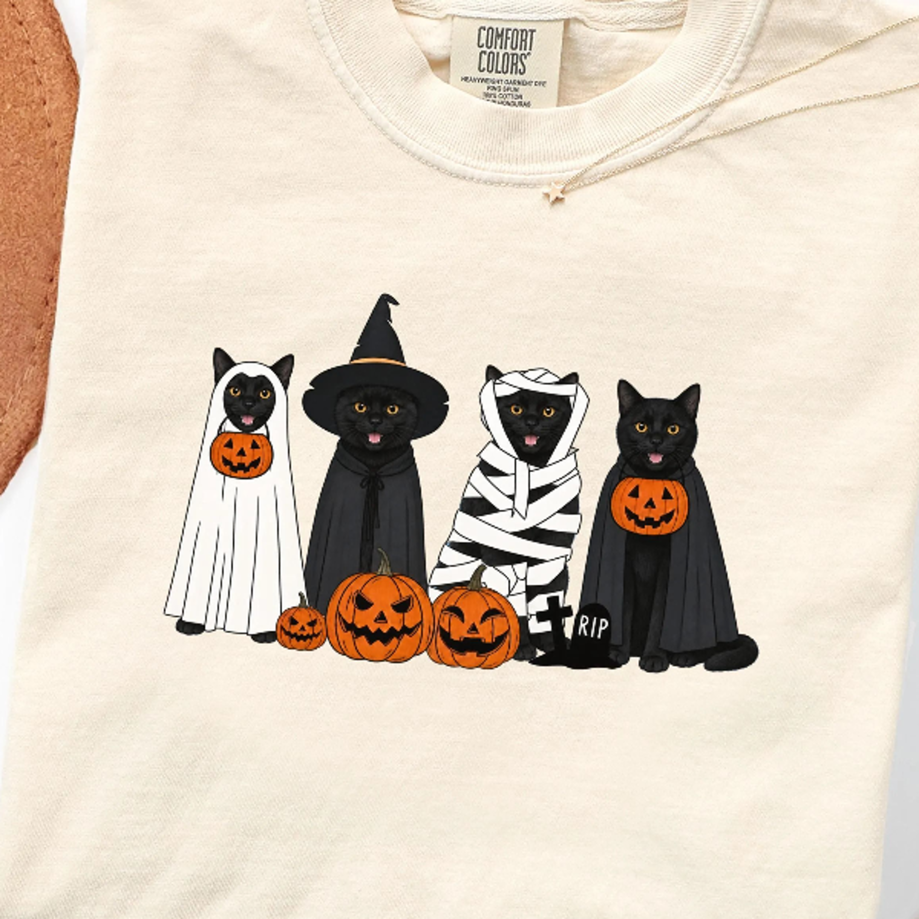 halloween black cats shirt, spooky witch ghost mummy vampire cats, pumpkin jack o lantern t-shirt, fall gift for cat lov