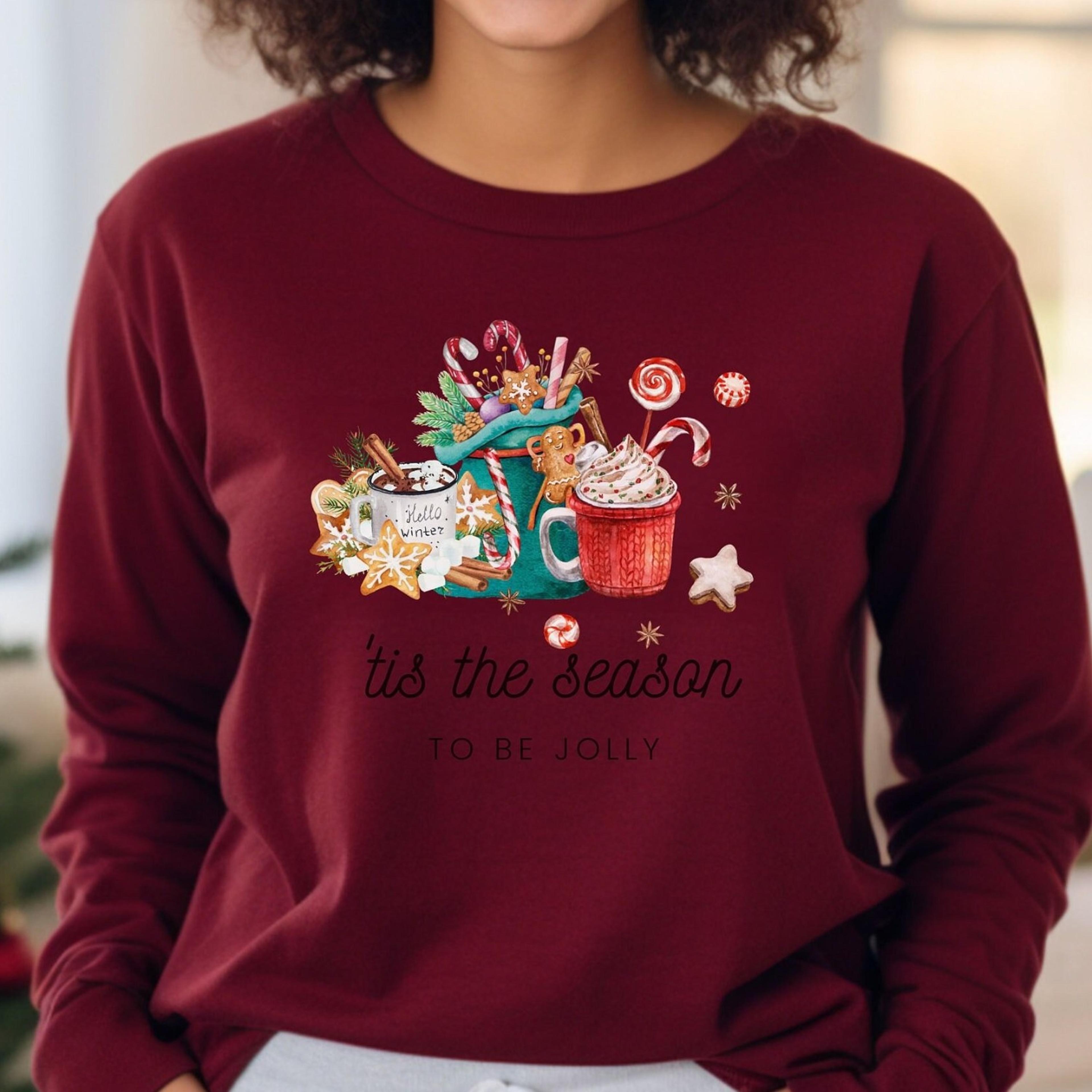 cute t-shirt winter christmas, winter, sweatshirt christmas, christmas nordic sweater, winter outfit, christmas o