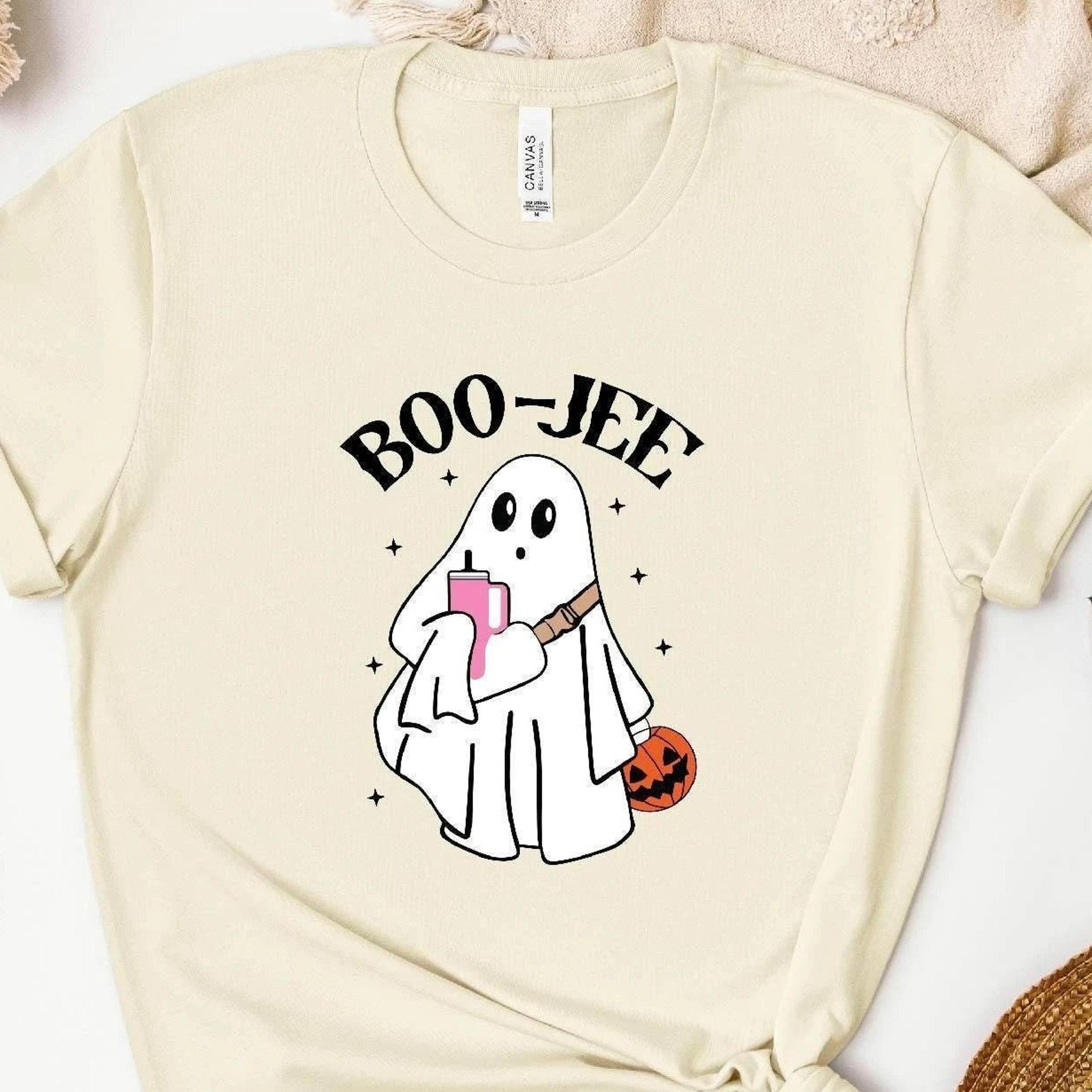 boo jee ghost t-shirt spooky season halloween
