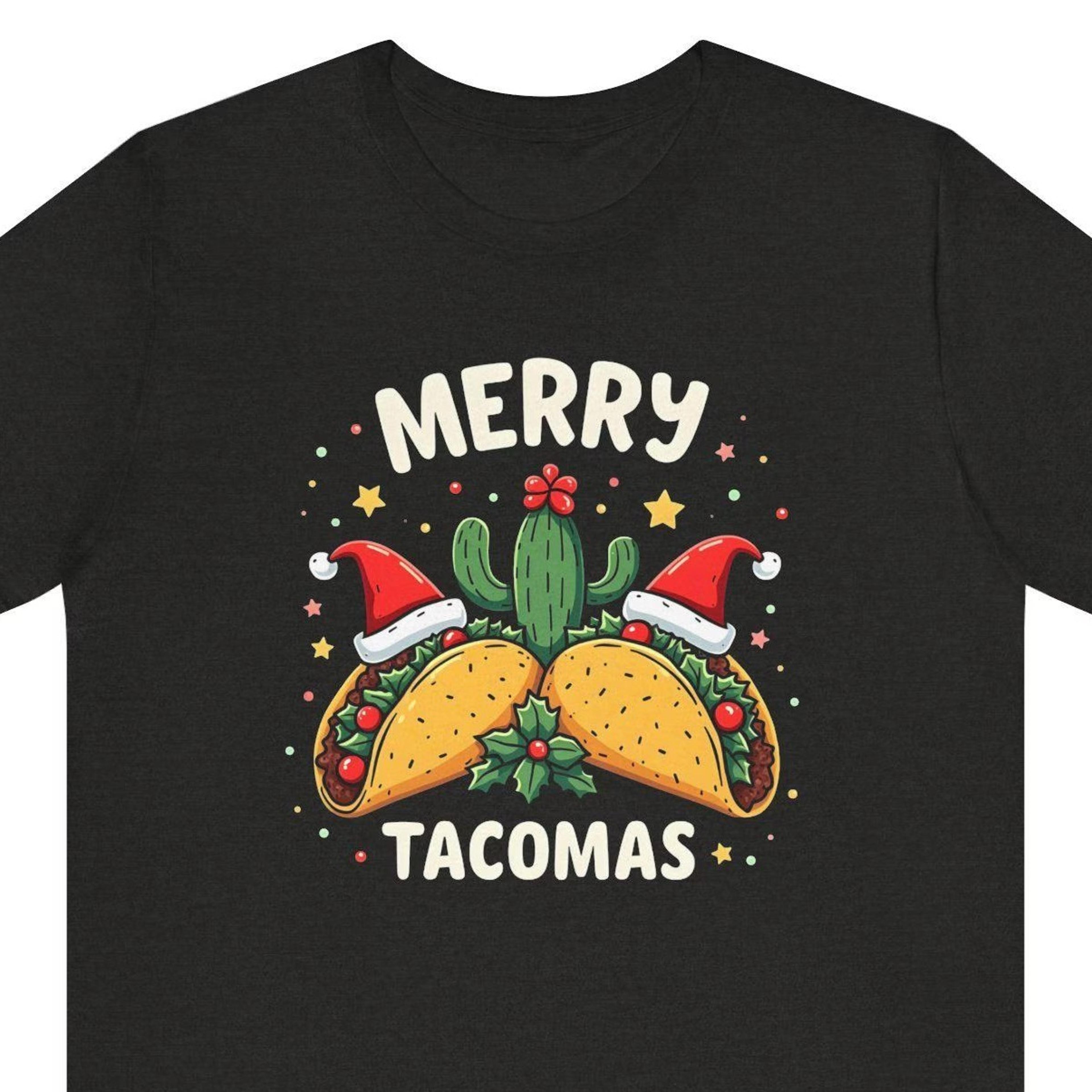 merry tacomas shirt, funny taco lover christmas tee, festive mexican christmas shirt, merry christmas gift