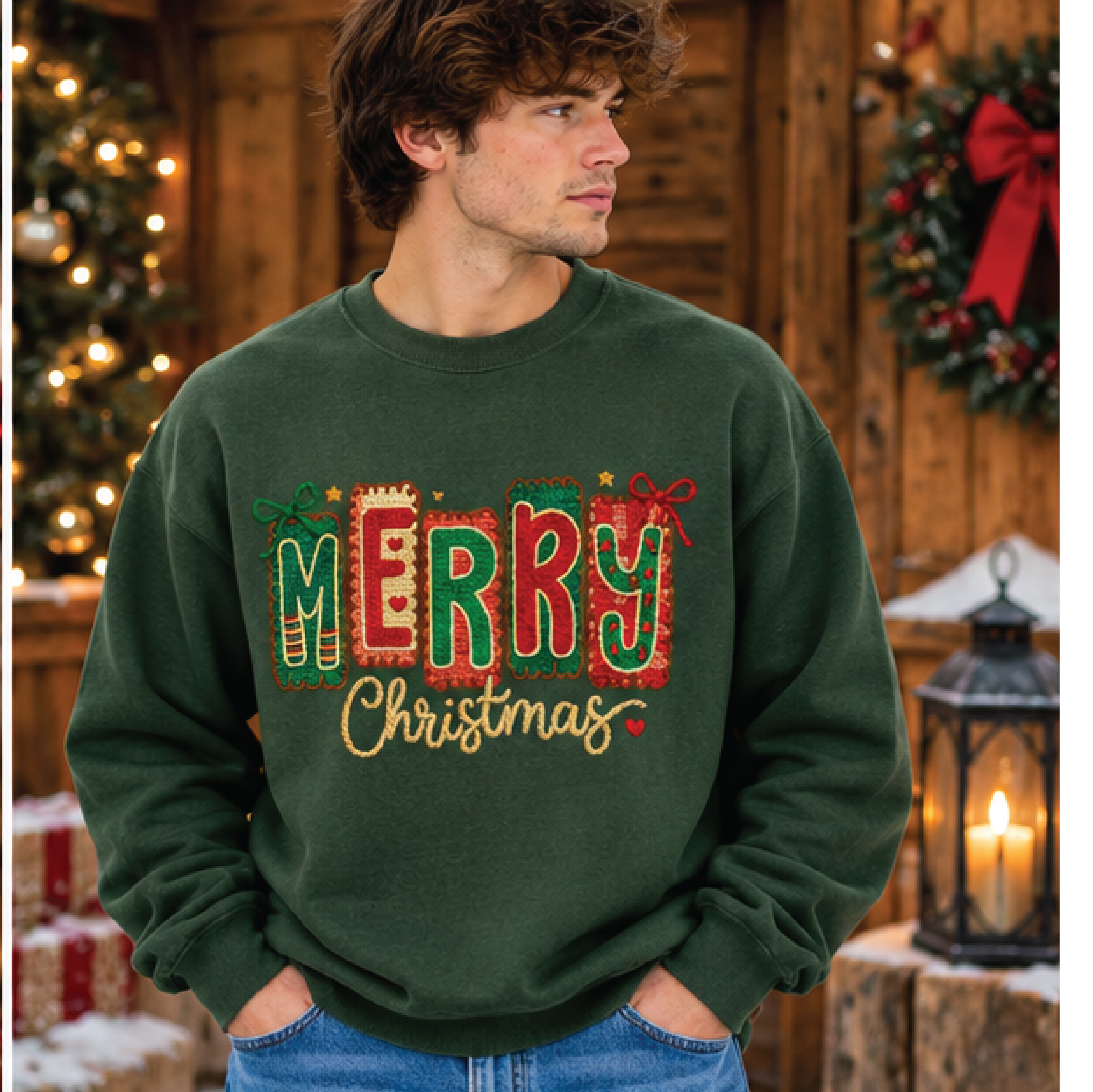 merry christmas sweatshirt, festive holiday crewneck, retro christmas graphic sweater, cozy xmas gift, holiday shirt