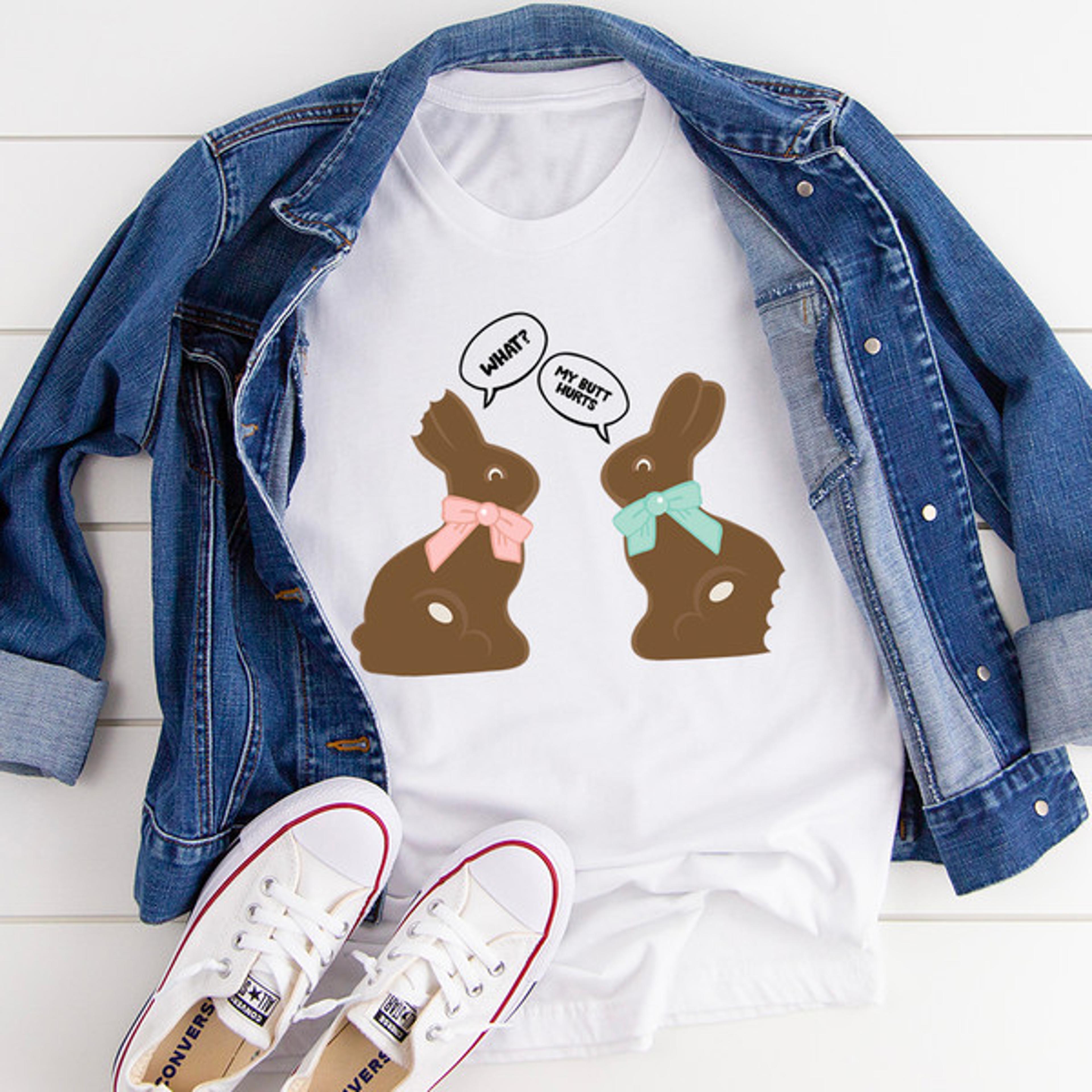 chocolate bunny tee