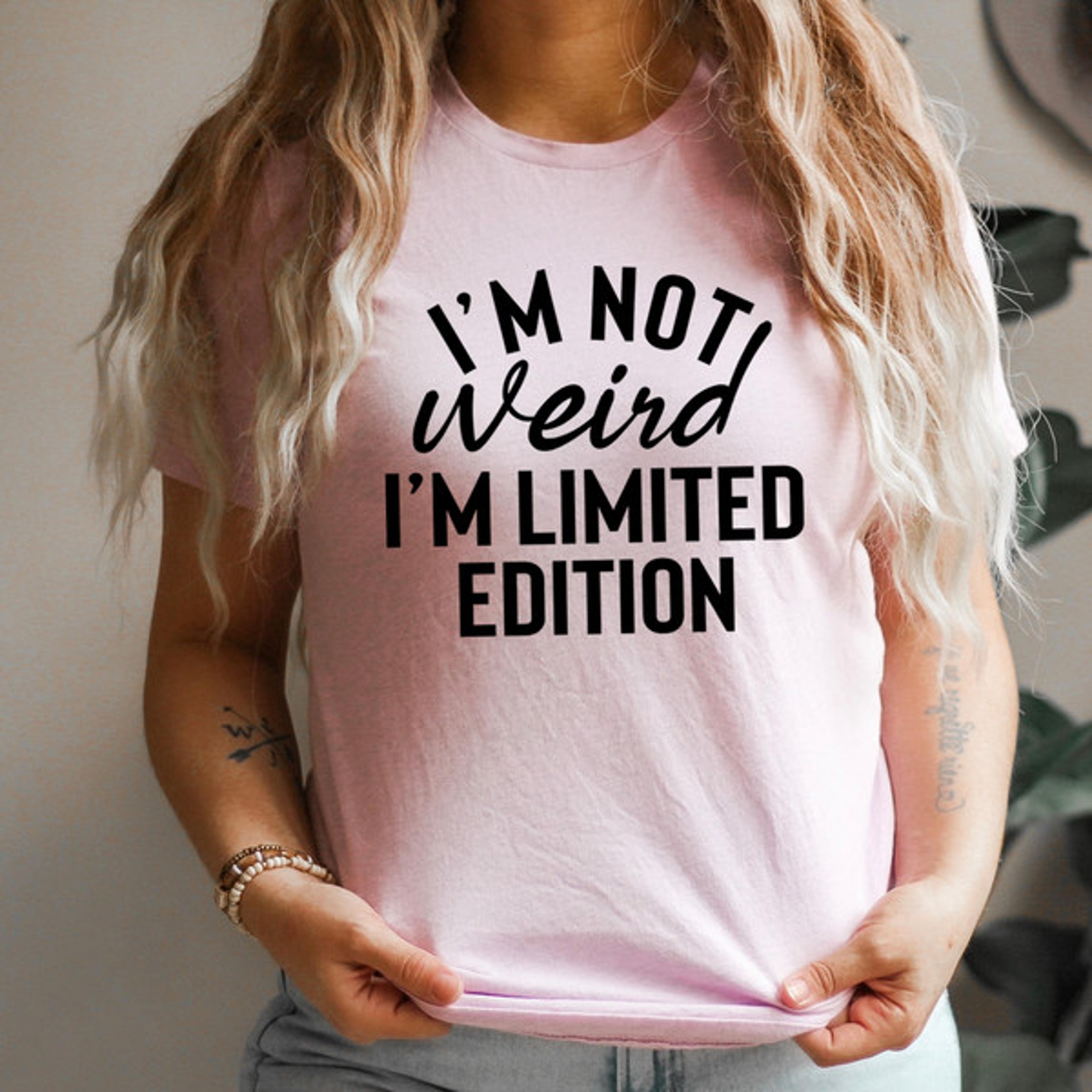 i'm not weird tee.