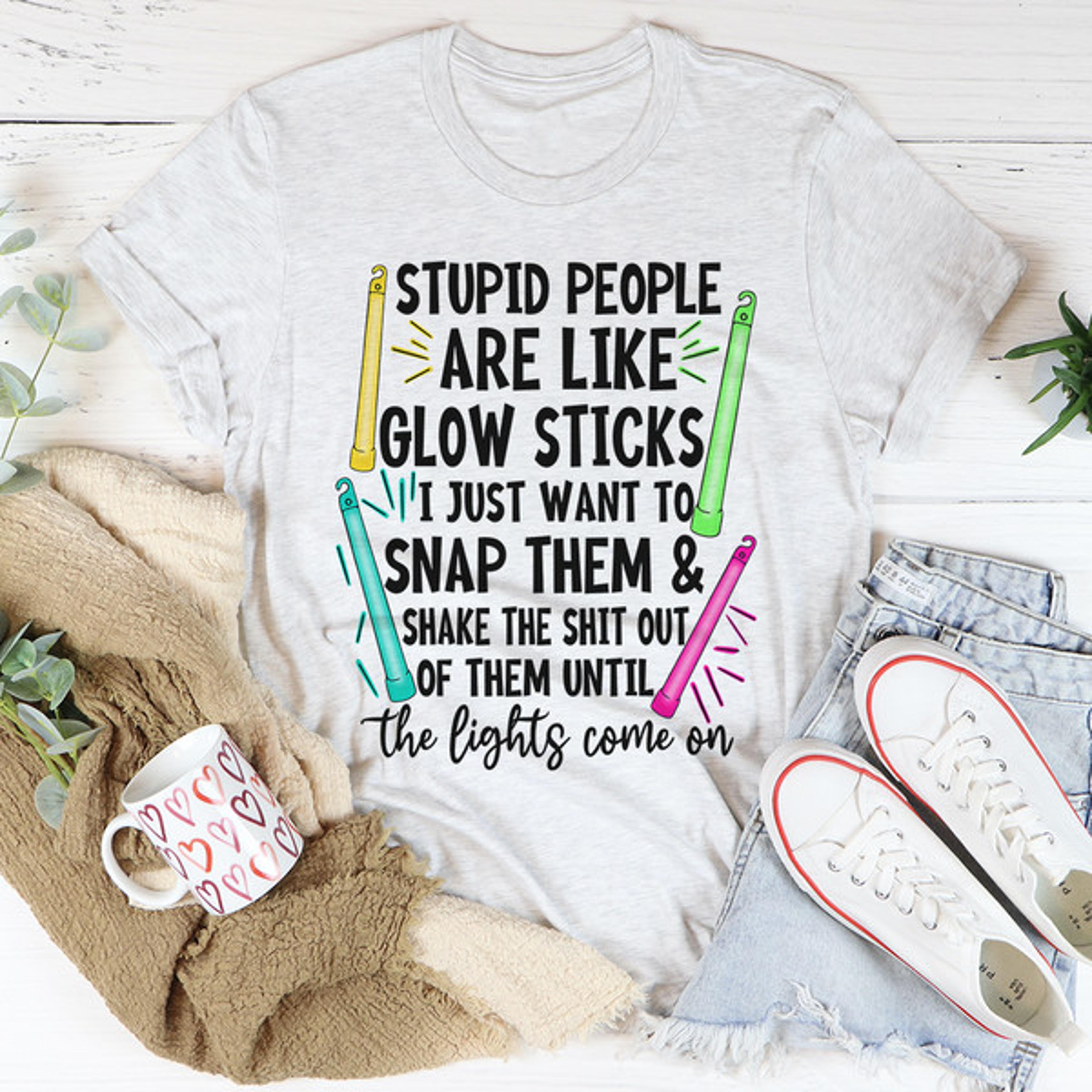 glowsticks tee