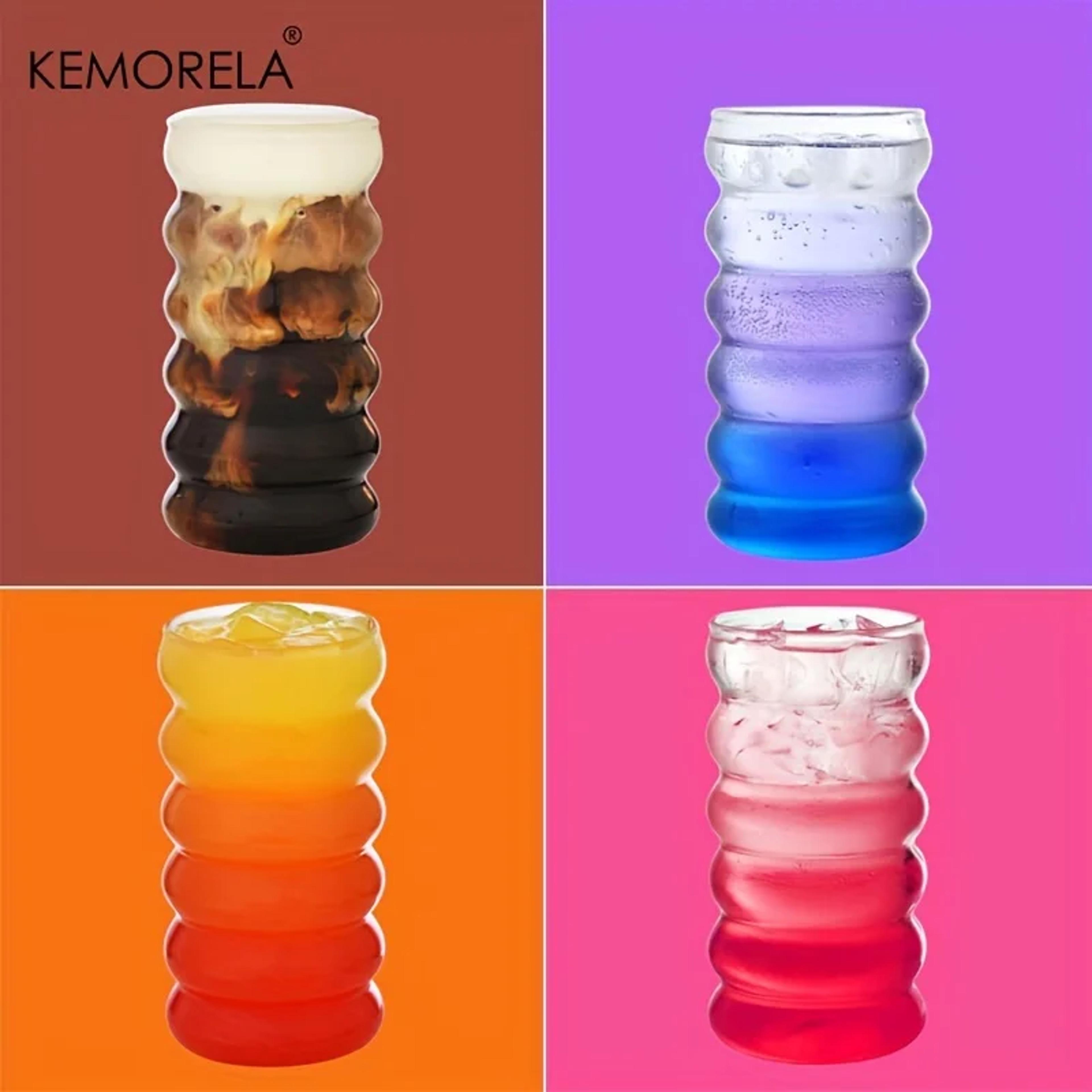 Heatresistant Transparent Glass Cup Creative Tumbler Drinkware Tea Juice Milk Coffee Mug Home Water 2