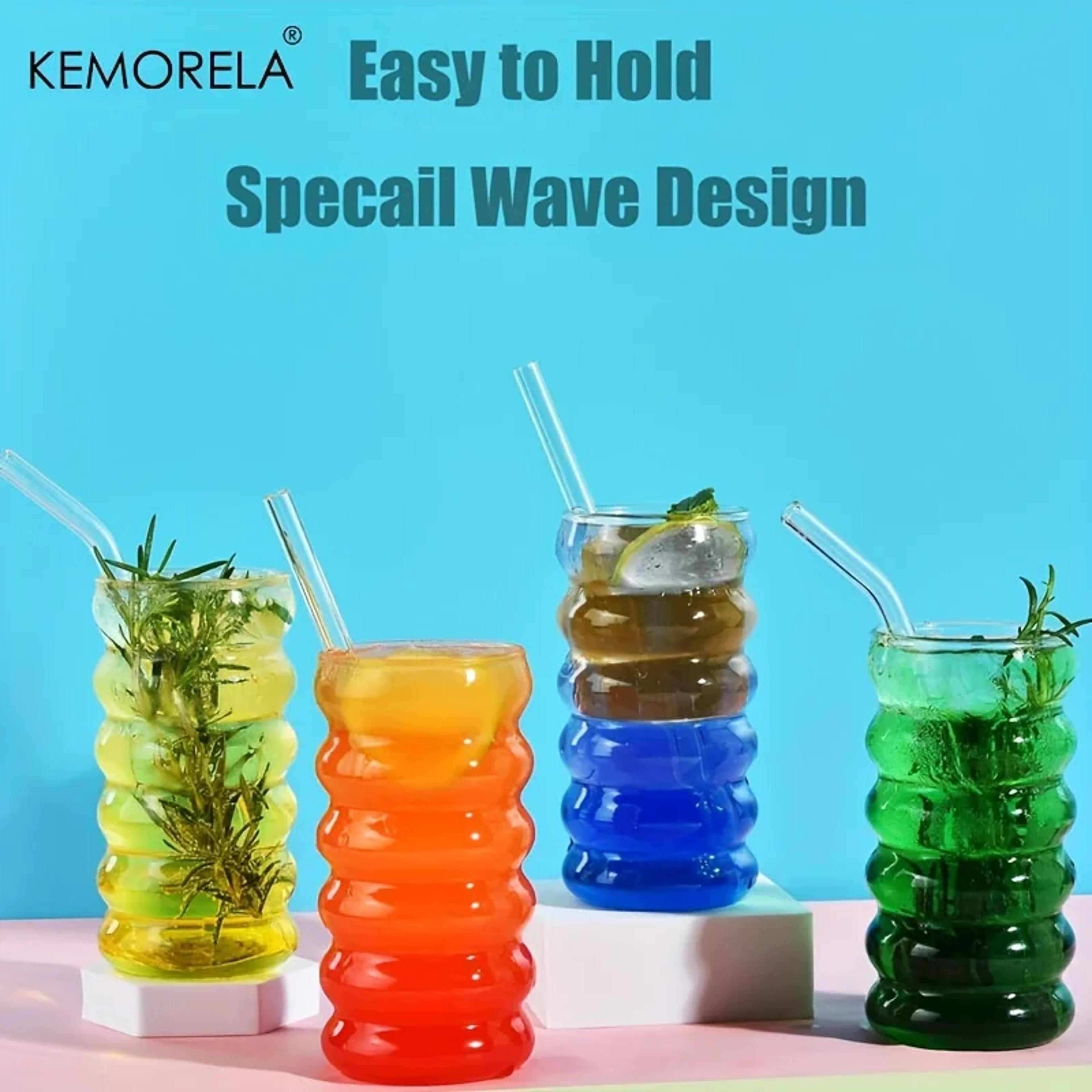 Heatresistant Transparent Glass Cup Creative Tumbler Drinkware Tea Juice Milk Coffee Mug Home Water 3