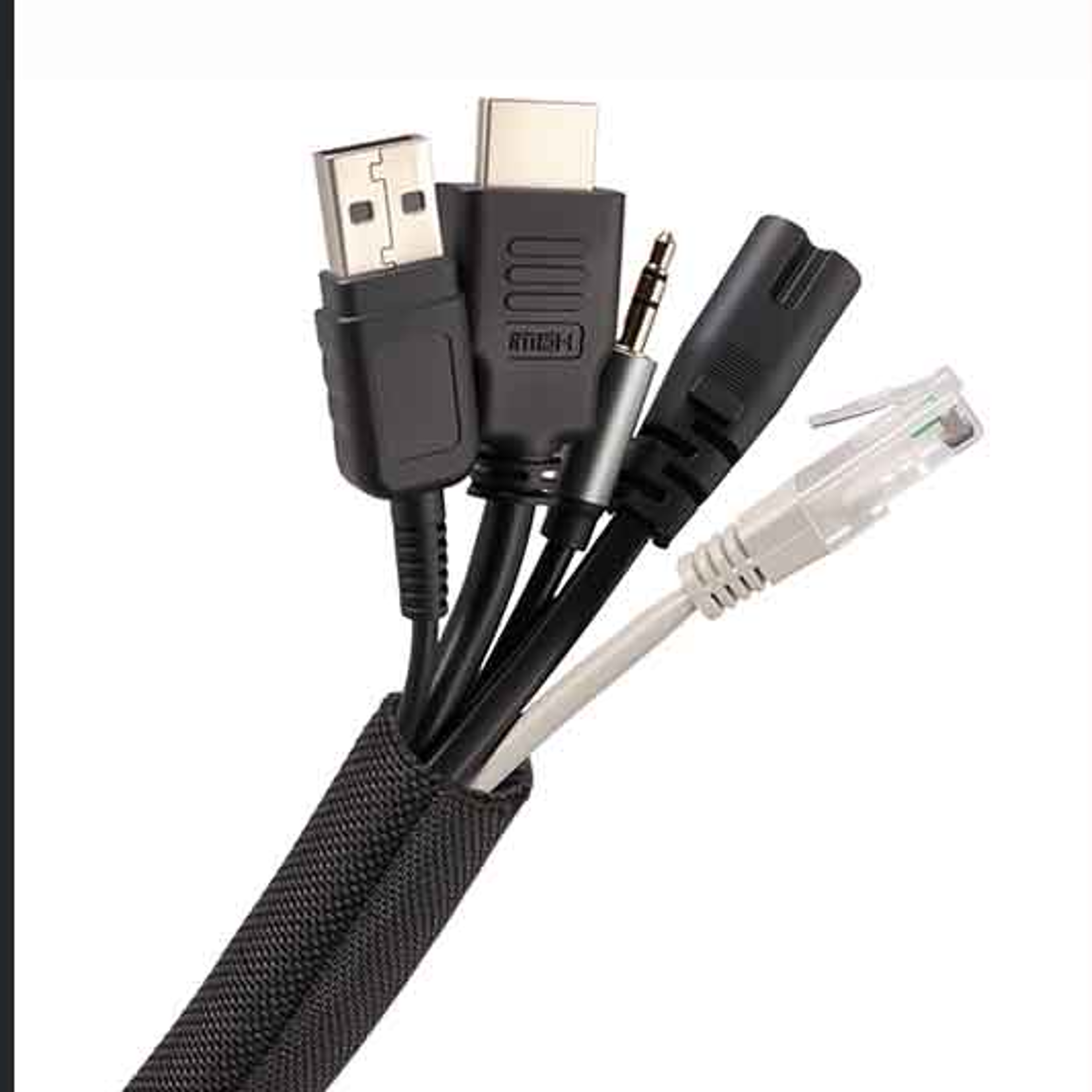 flexible split loom tube wire protector self-closed cable sleeve braid for auto line management