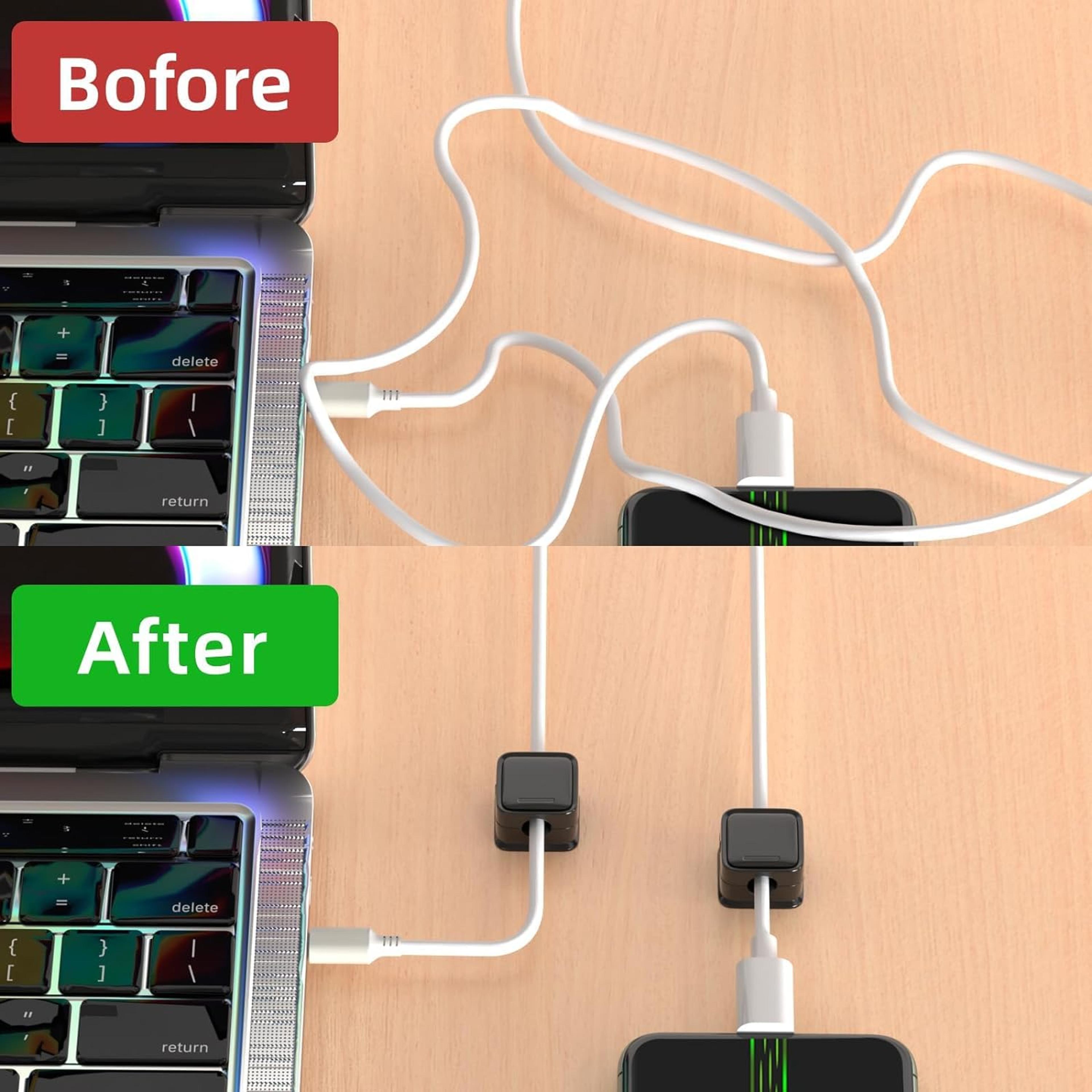 Charging Cord Storage Clips For Home Desk Magnetic Nonslip Wire Organizer 3