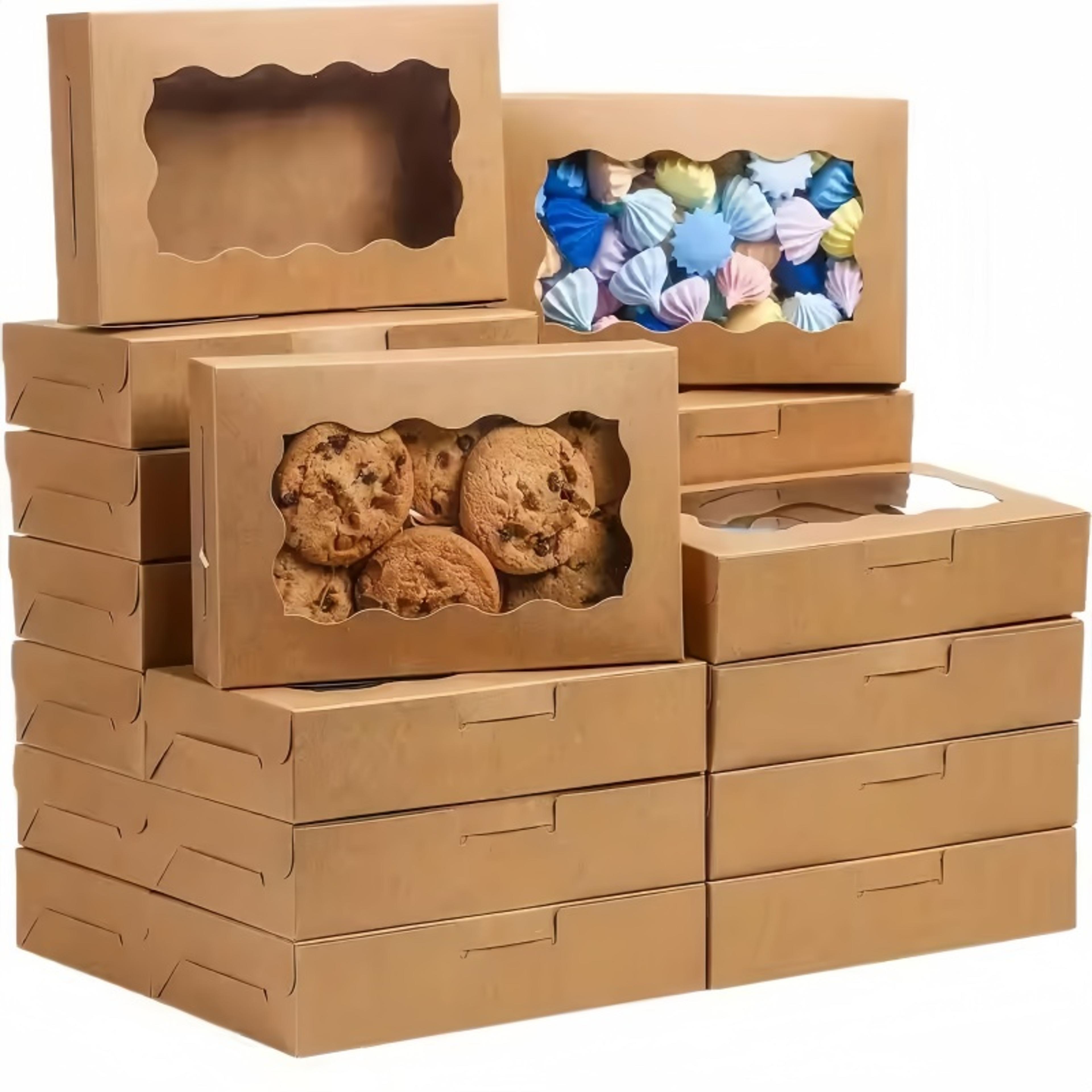 gift box with clear window ideal for desserts pastries candies and chocolates perfect for weddings birthdays